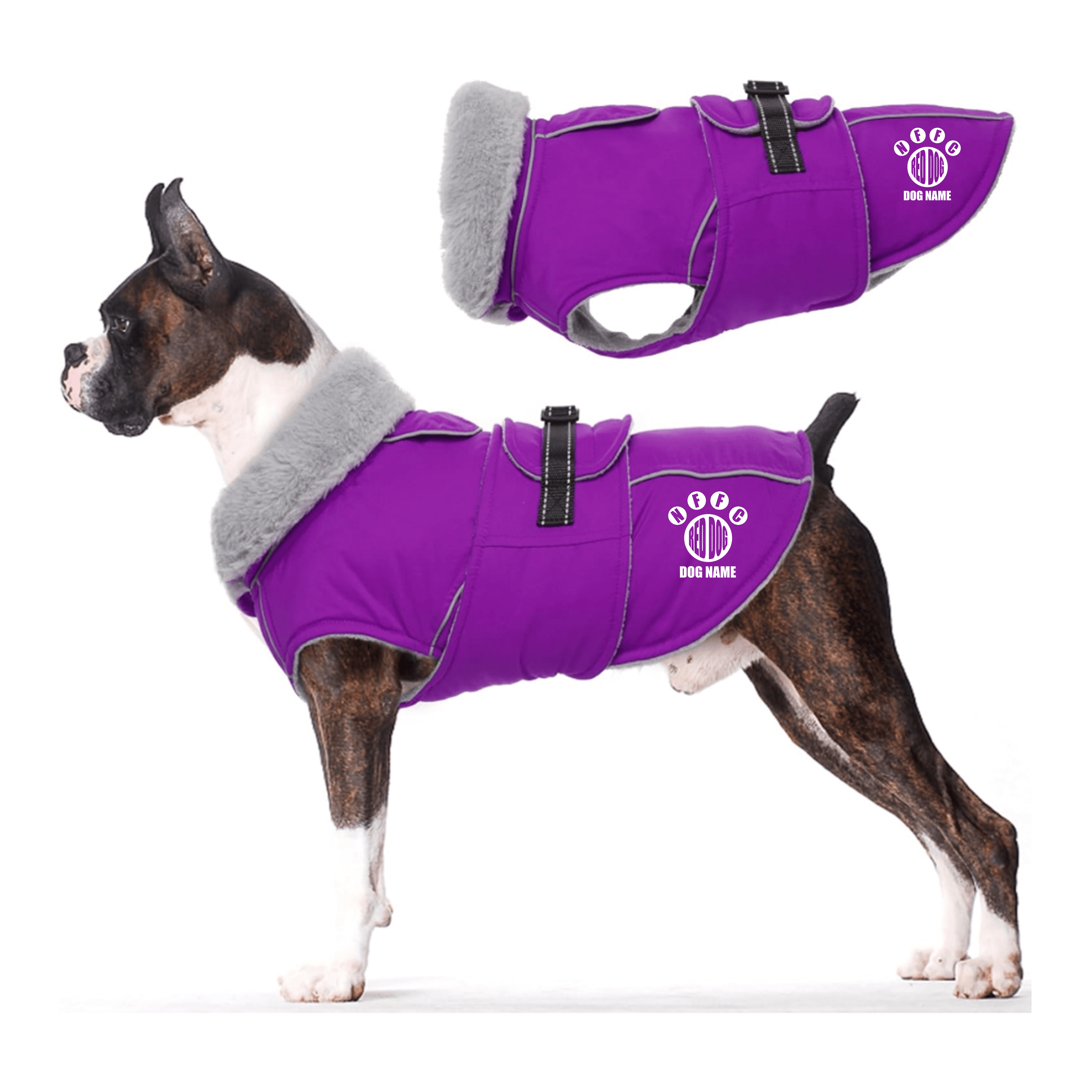 Dog Coat - NFFC Red Dog by Nottingham Reds