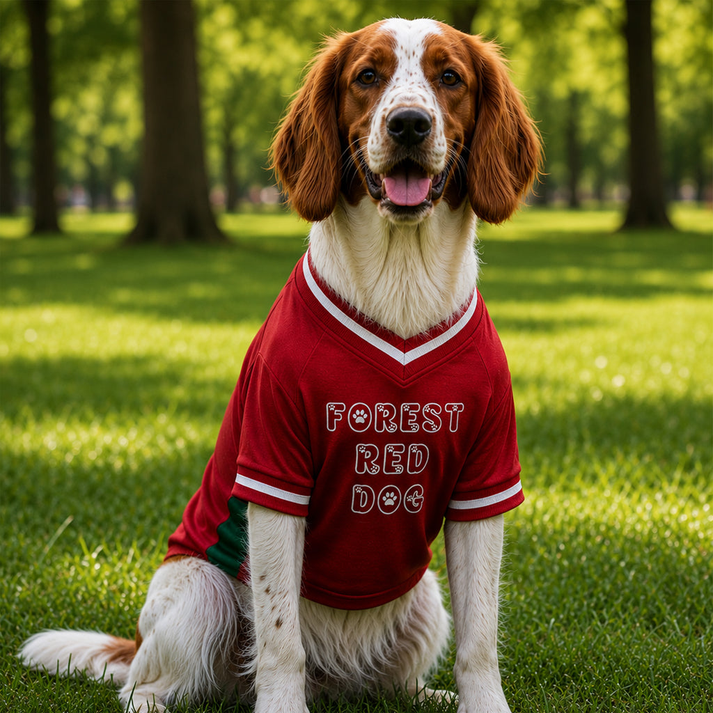 Dog Football Shirt - Forest Red Dog by Nottingham Reds