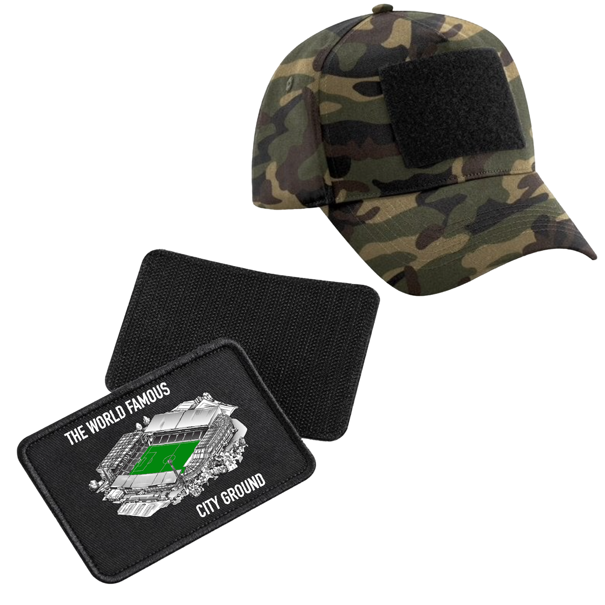 Removable Patch 5-Panel Cap - City Ground by Nottingham Reds