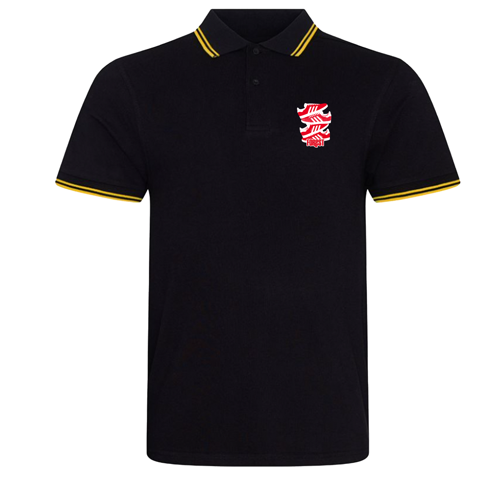 Unisex Tipped Polo Shirt - Gazelle by Nottingham Reds