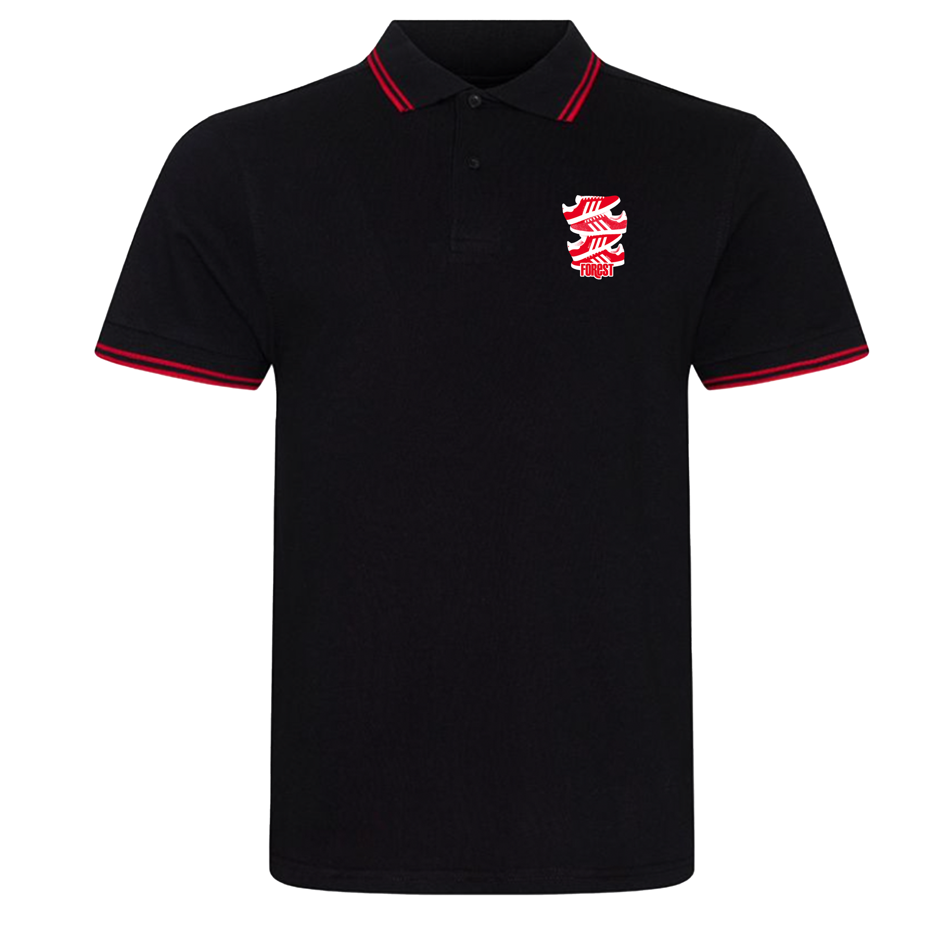Unisex Tipped Polo Shirt - Gazelle by Nottingham Reds