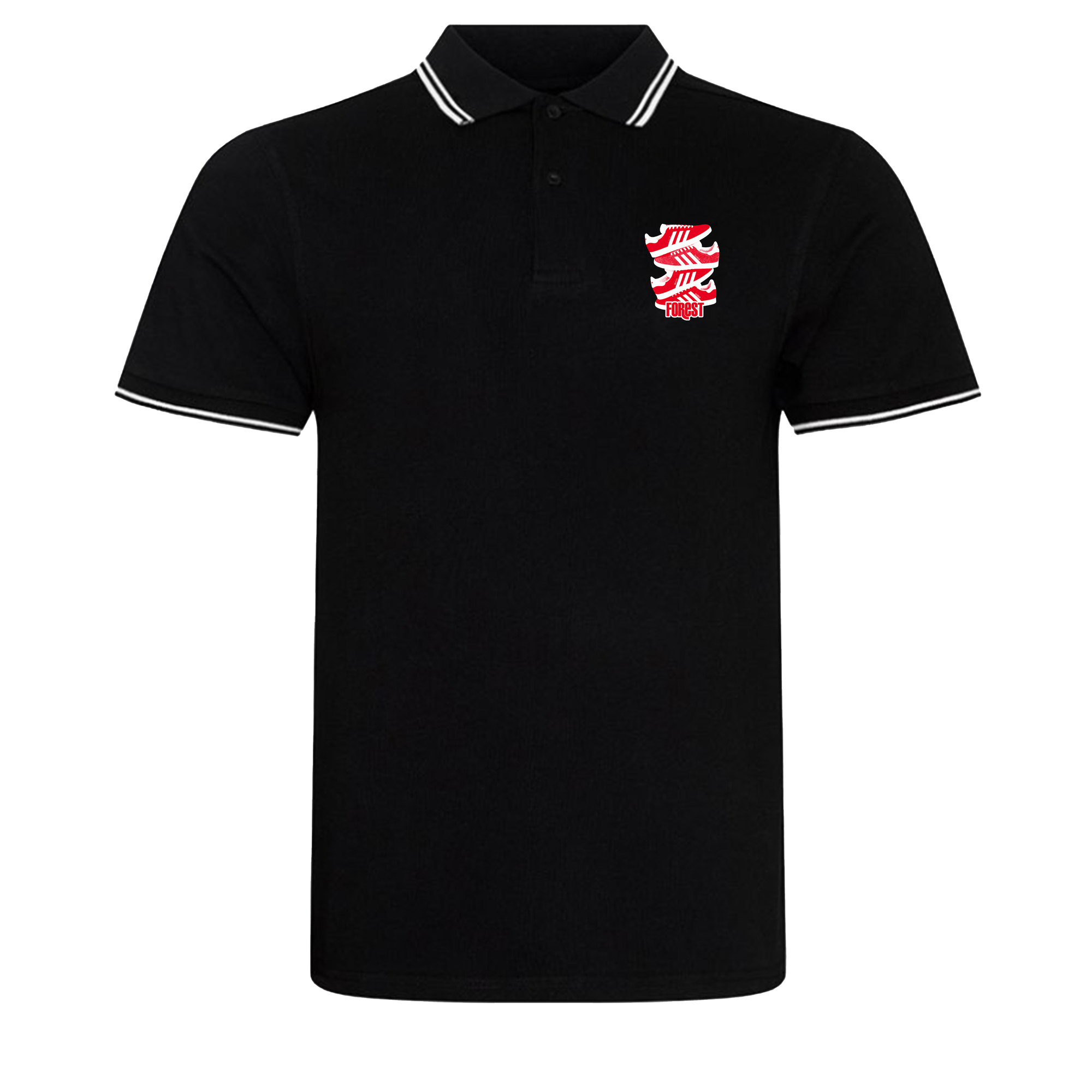 Unisex Tipped Polo Shirt - Gazelle by Nottingham Reds