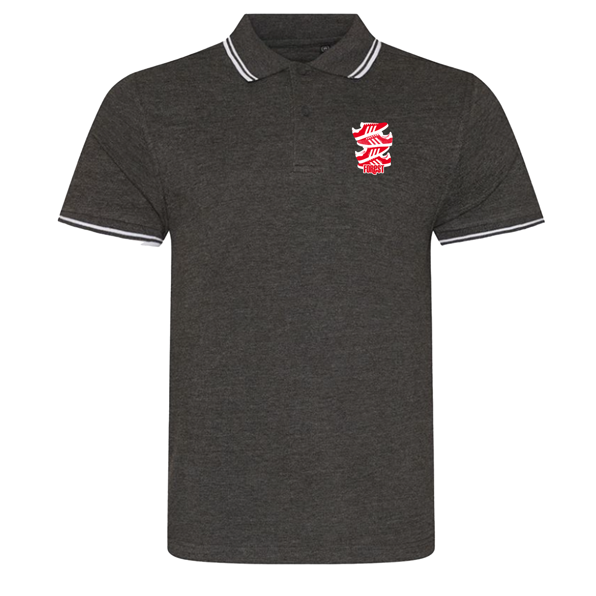 Unisex Tipped Polo Shirt - Gazelle by Nottingham Reds