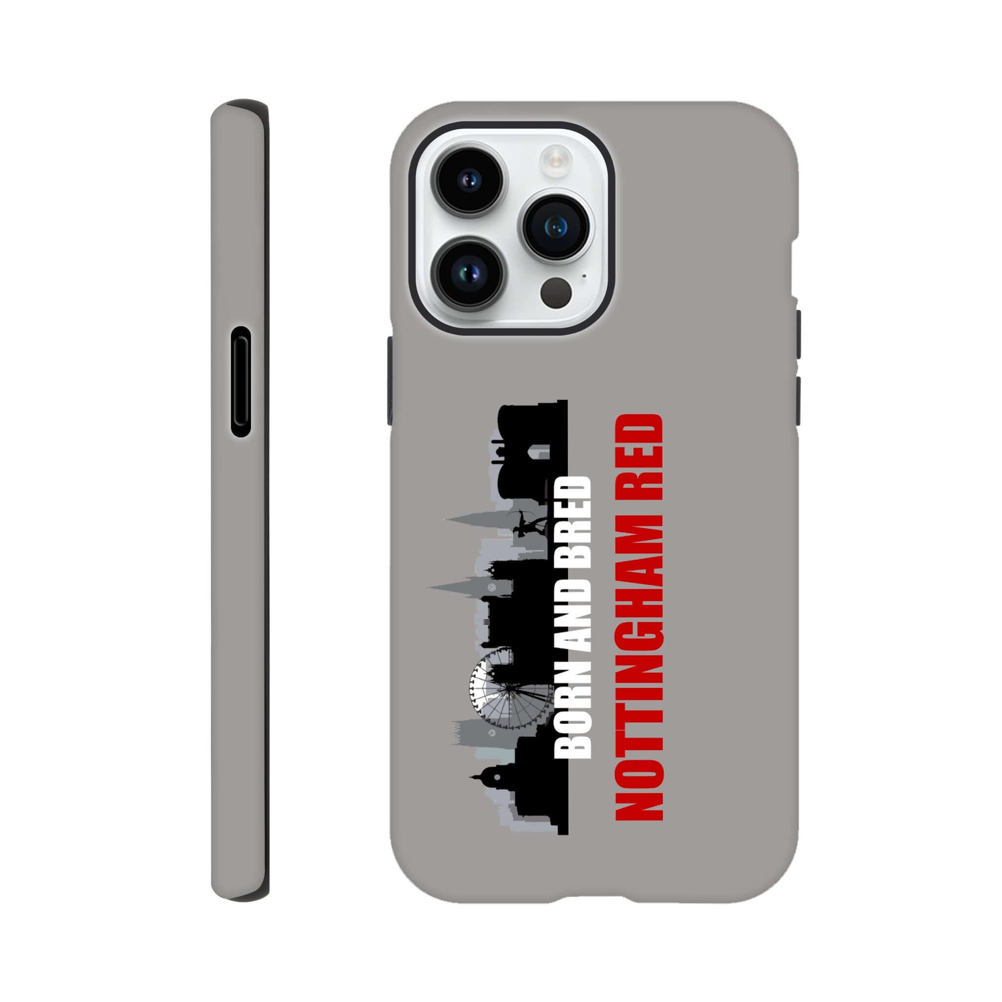 iPhone Case - Born and Bred by Nottingham Reds