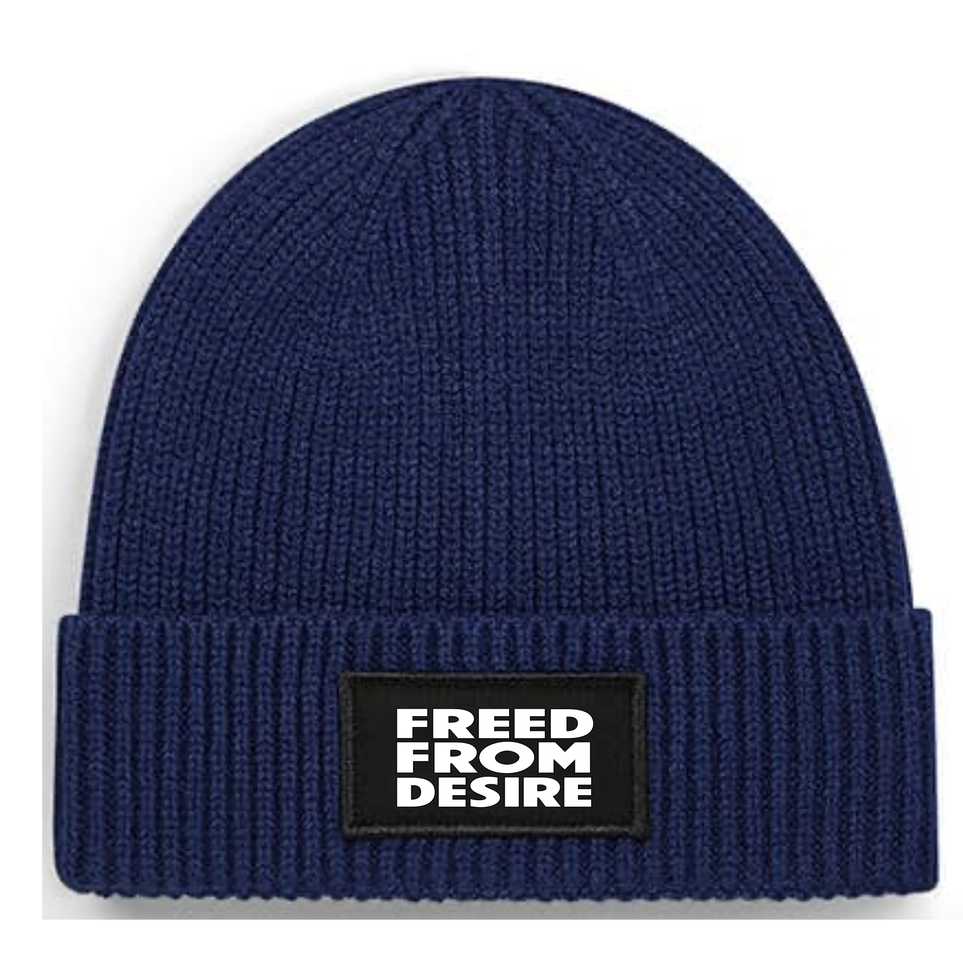 Ribbed Beanie - Freed (Printed design) by Nottingham Reds