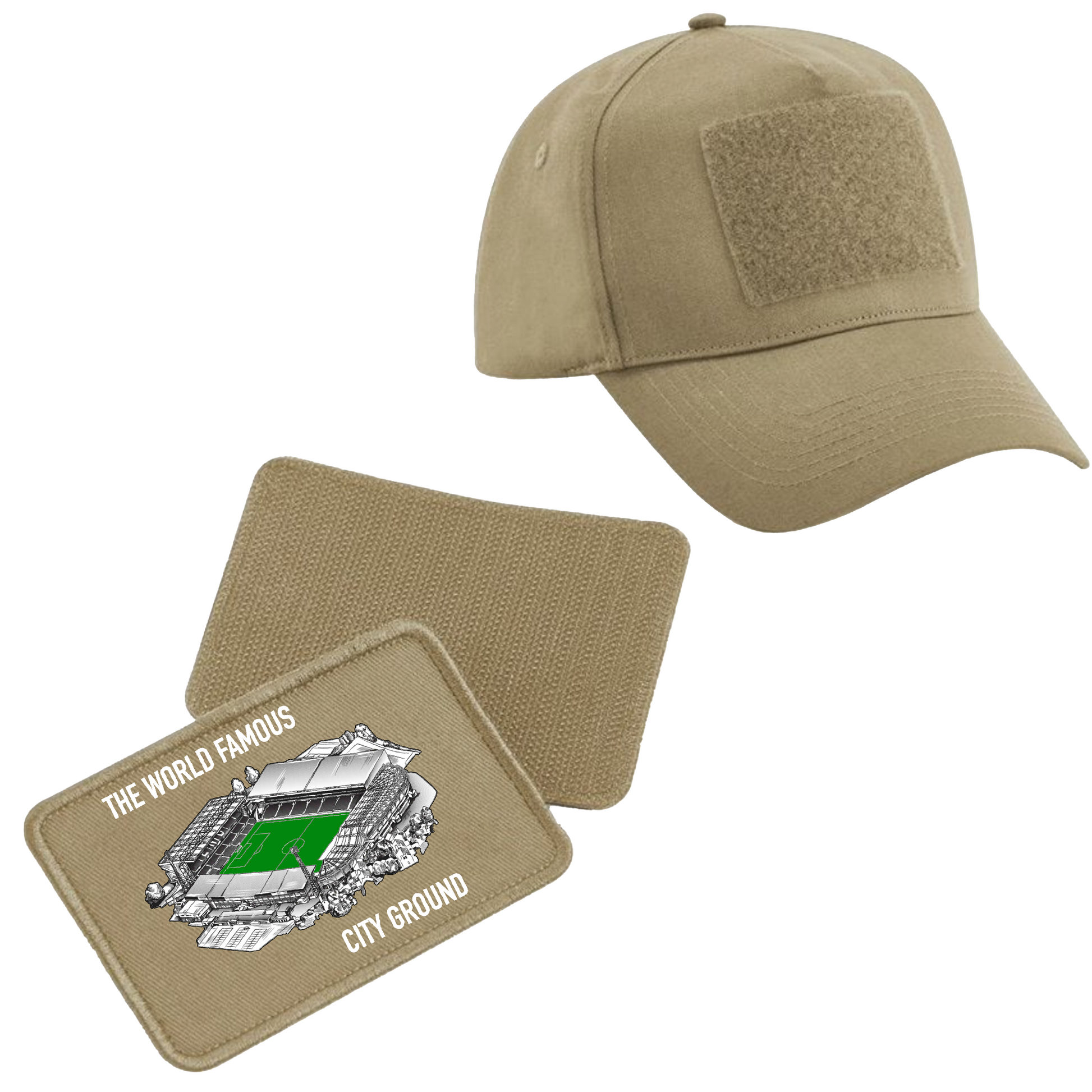 Removable Patch 5-Panel Cap - City Ground by Nottingham Reds