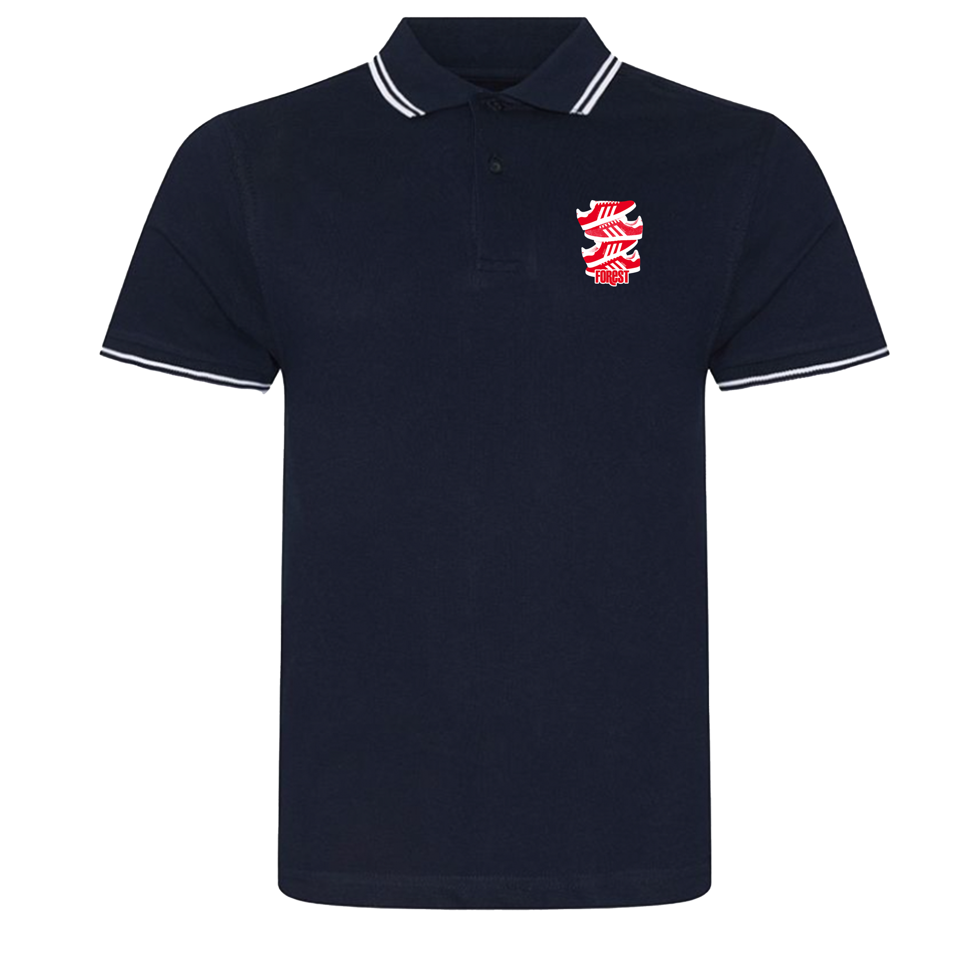 Unisex Tipped Polo Shirt - Gazelle by Nottingham Reds