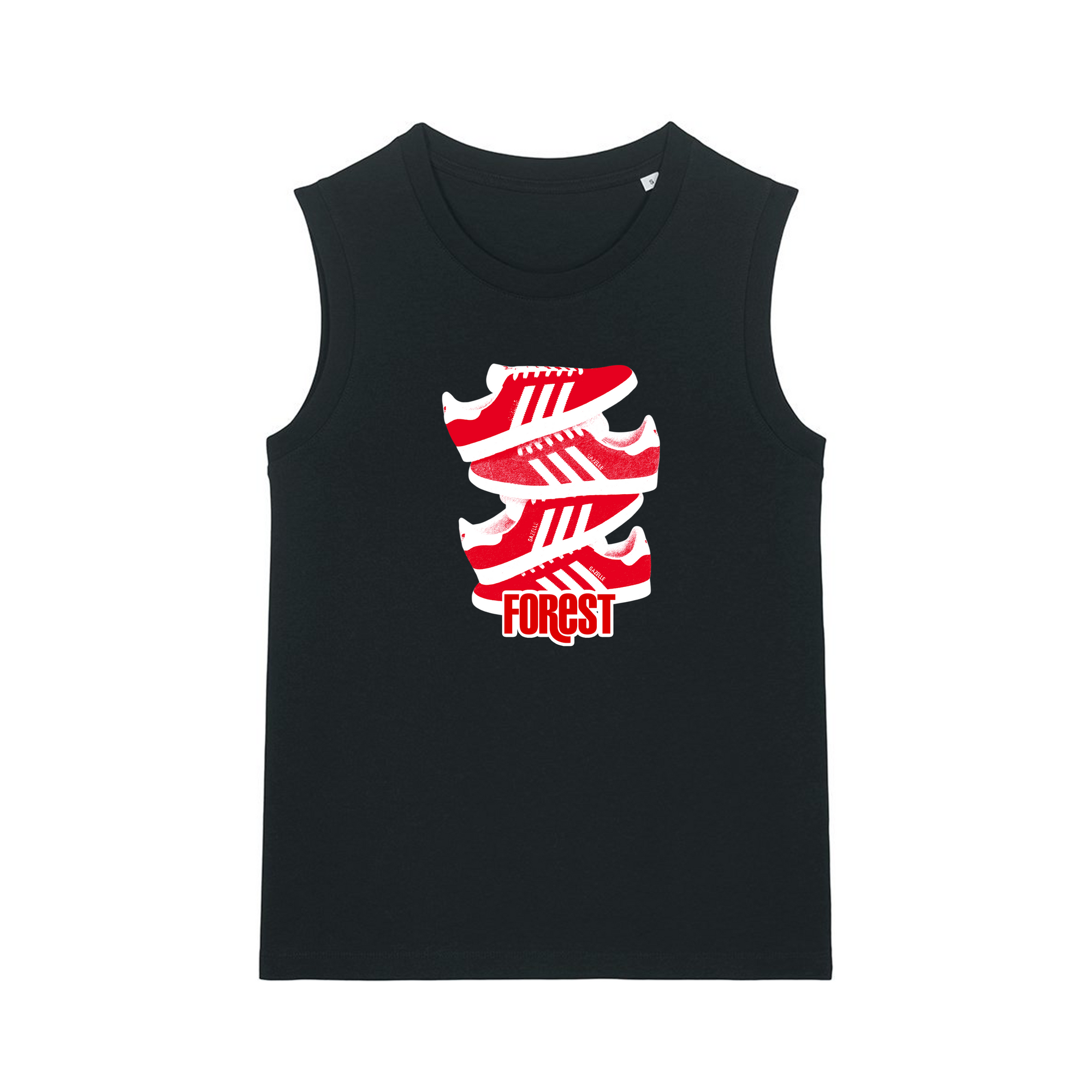 Women's High Cut Vest - Gazelle by Nottingham Reds