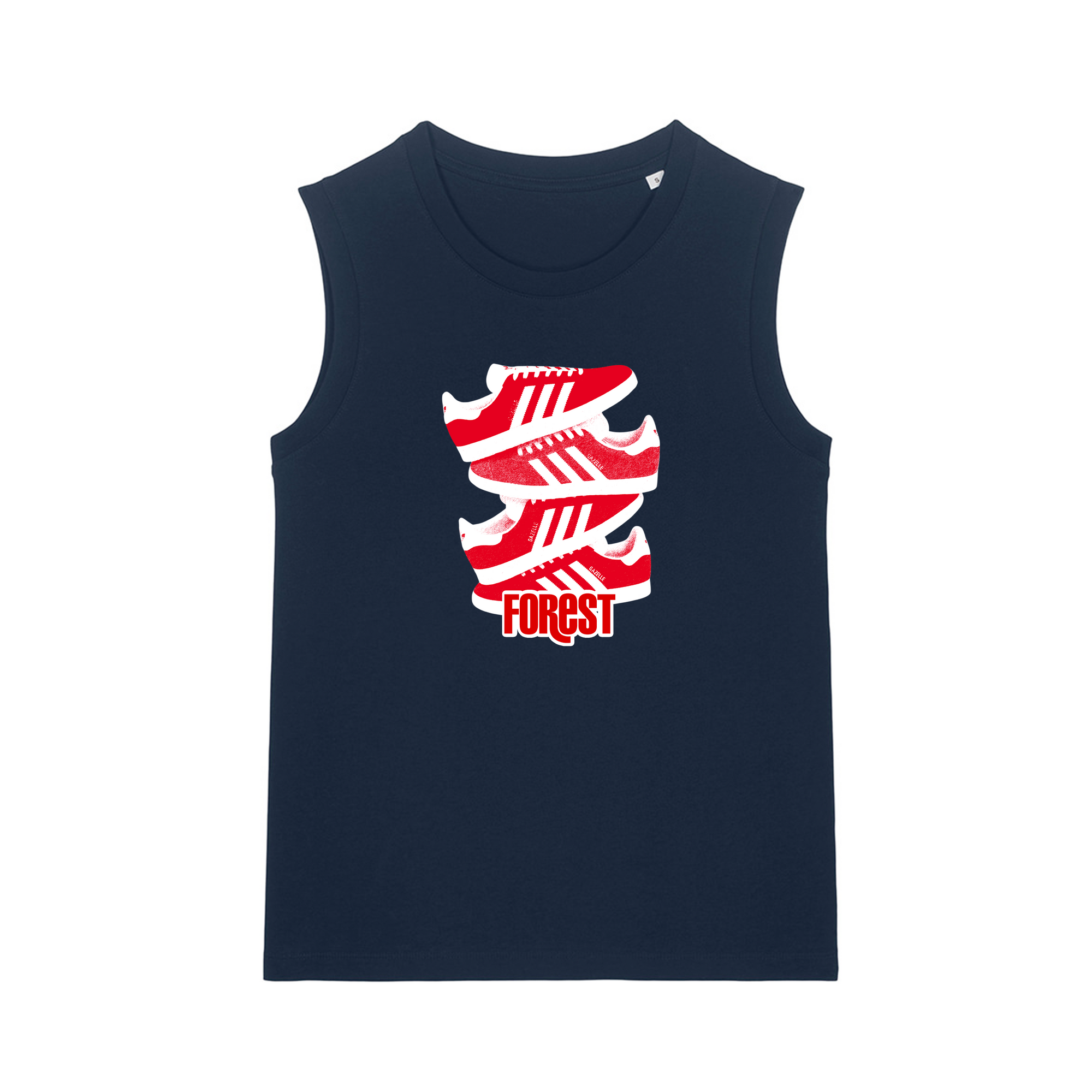 Women's High Cut Vest - Gazelle by Nottingham Reds
