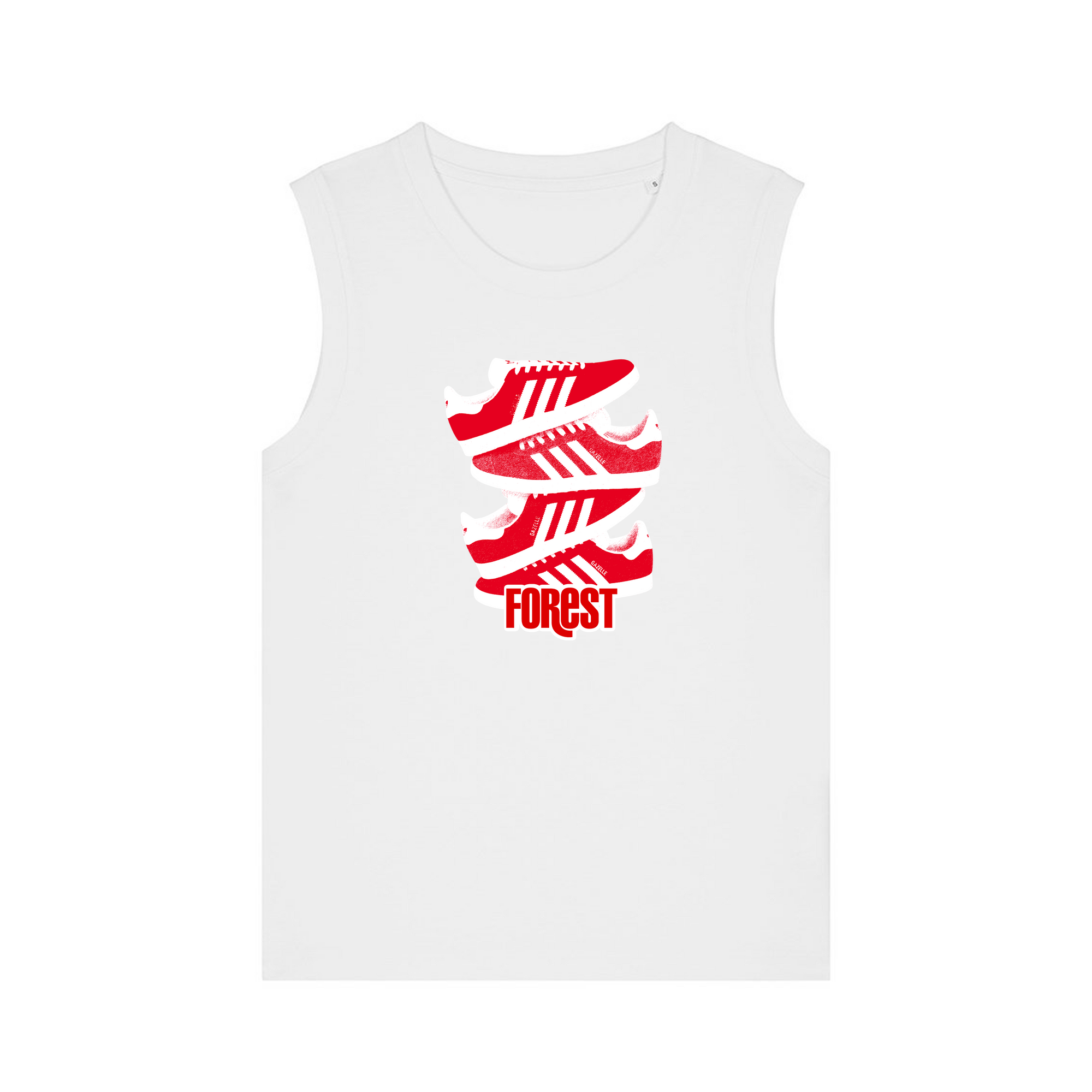 Women's High Cut Vest - Gazelle by Nottingham Reds