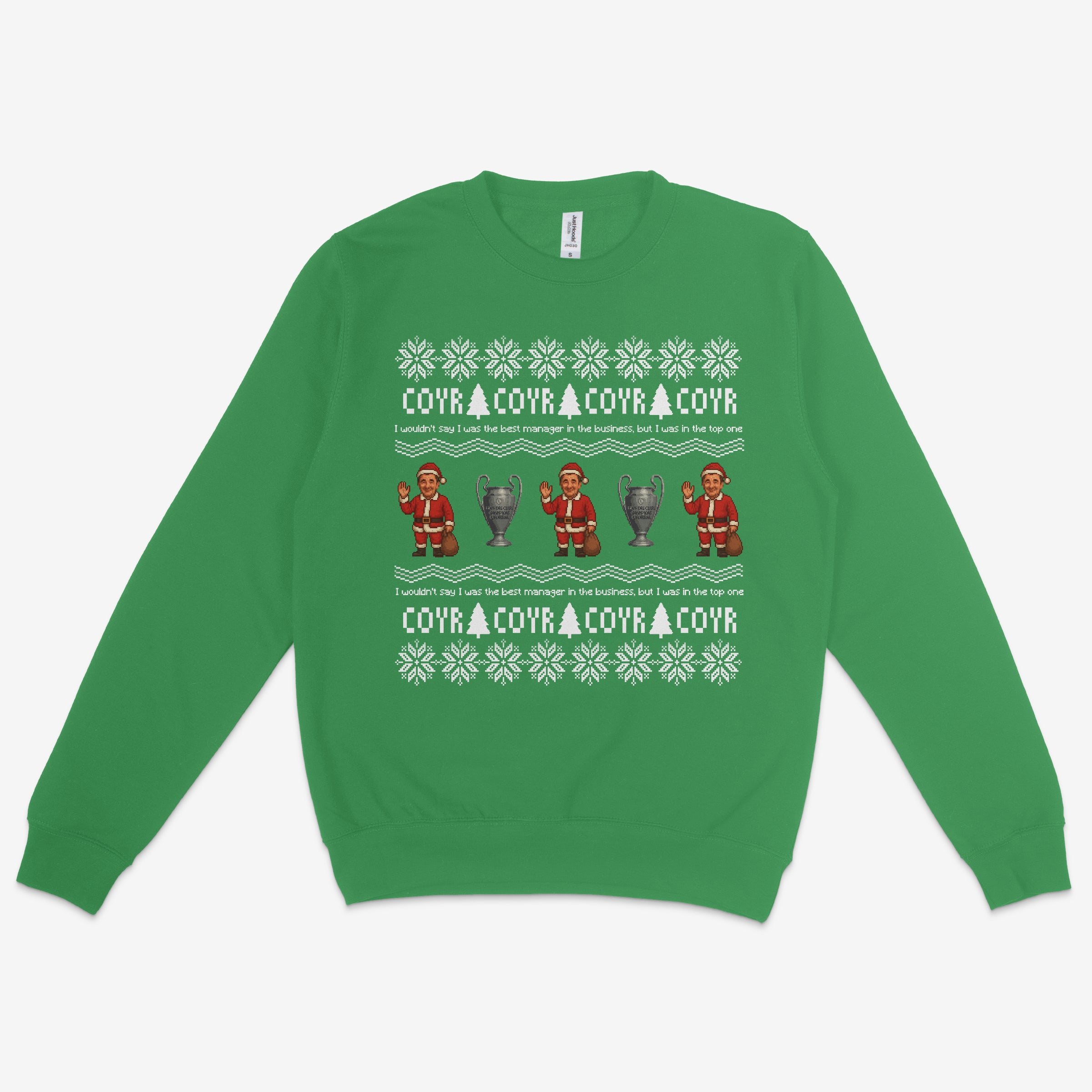 Unisex Sweatshirt - Top One Christmas Jumper by Nottingham Reds