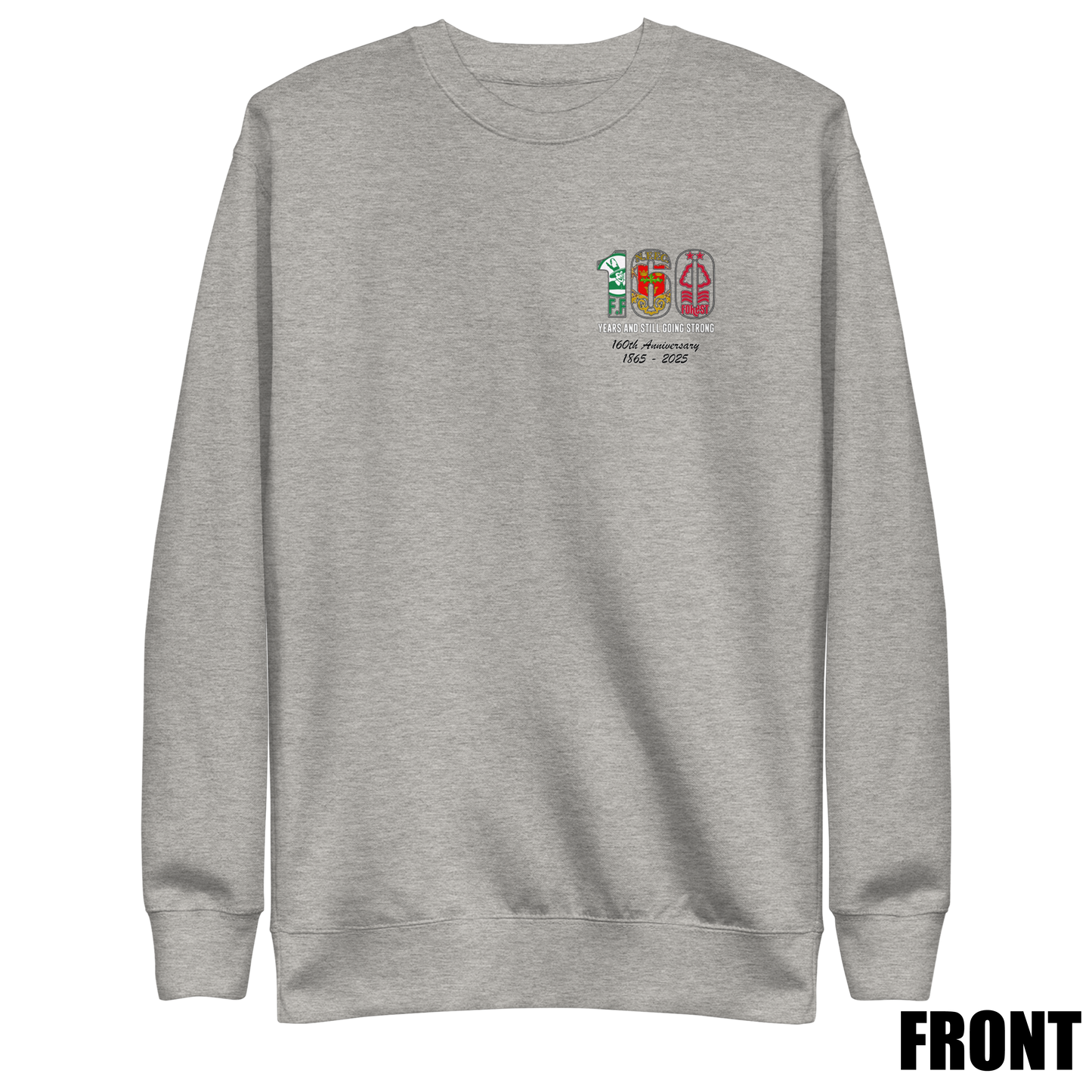 Unisex Sweatshirt - 160 with back print by Nottingham Reds