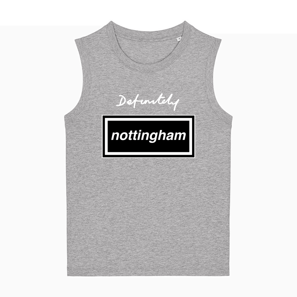 Women's High Cut Vest - Definitely Nottingham Reds