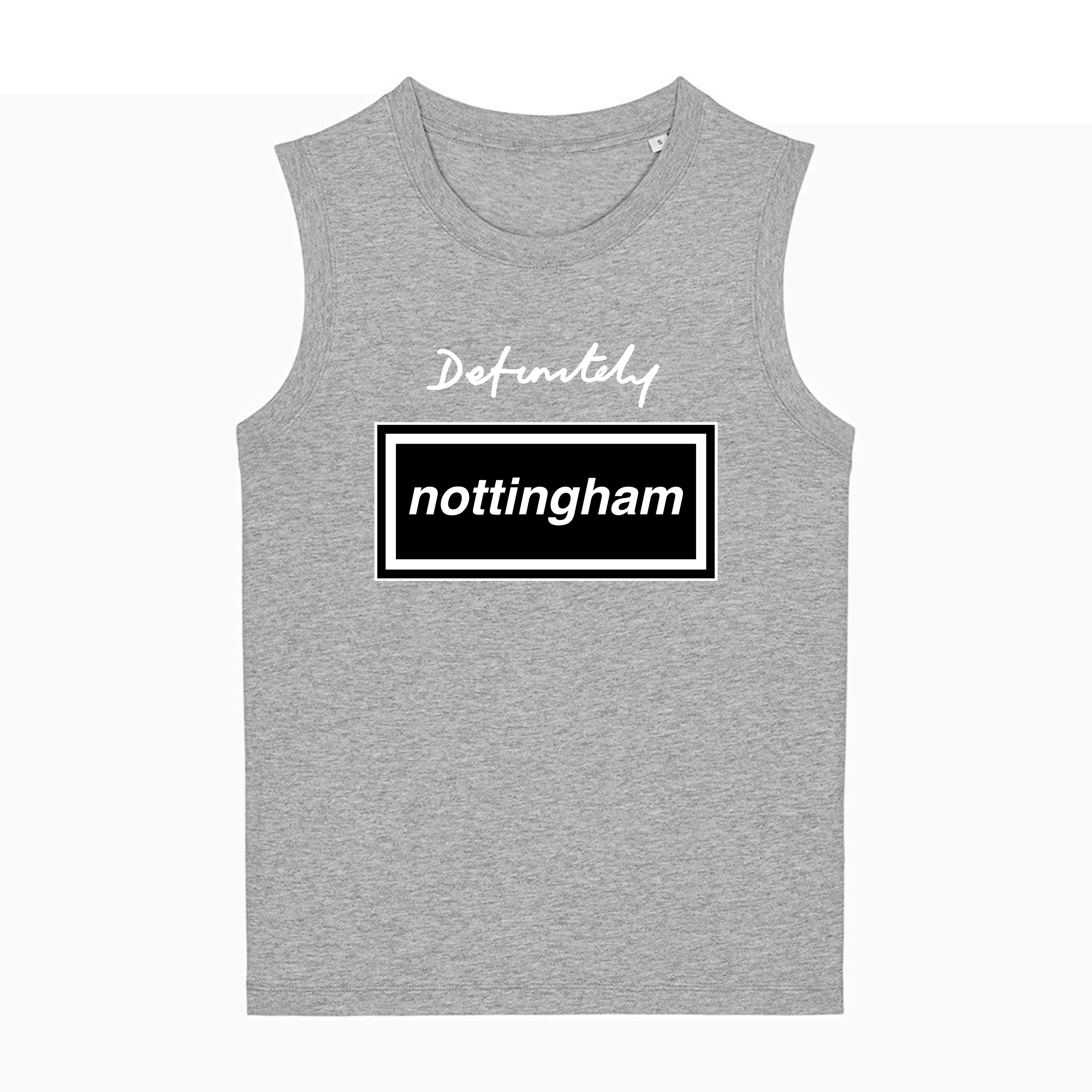 Women's High Cut Vest - Definitely Nottingham Reds