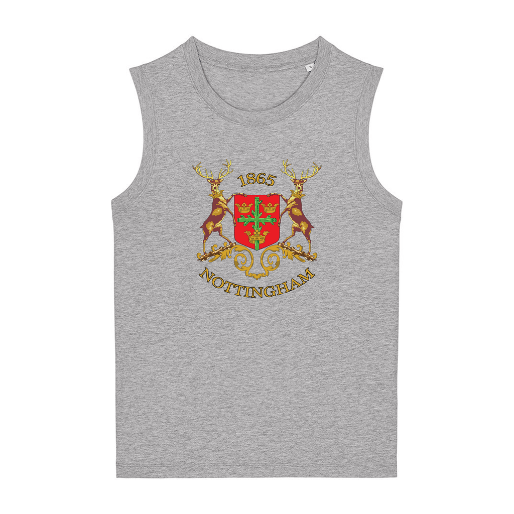 Women's High Cut Vest - Old Skool Nottingham Reds
