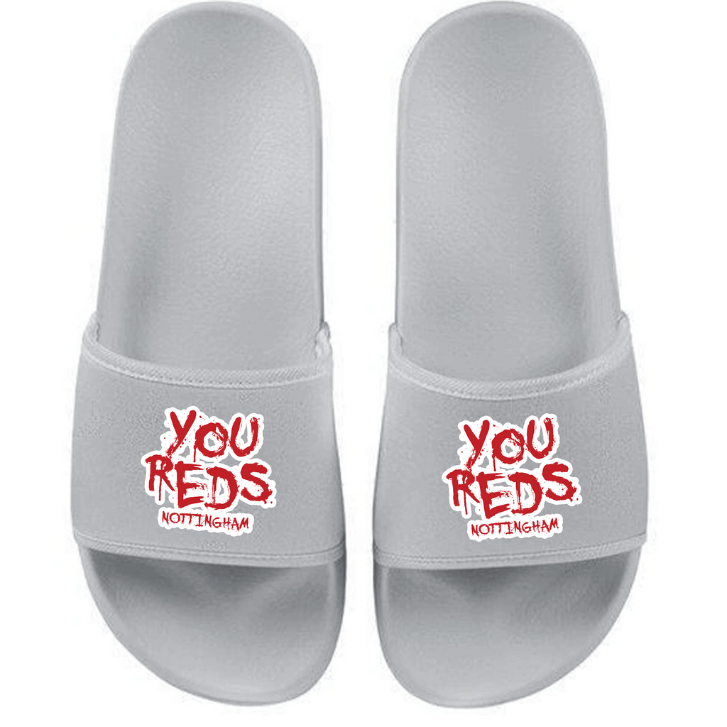 Men's Sliders - You Reds 3 by Nottingham Reds