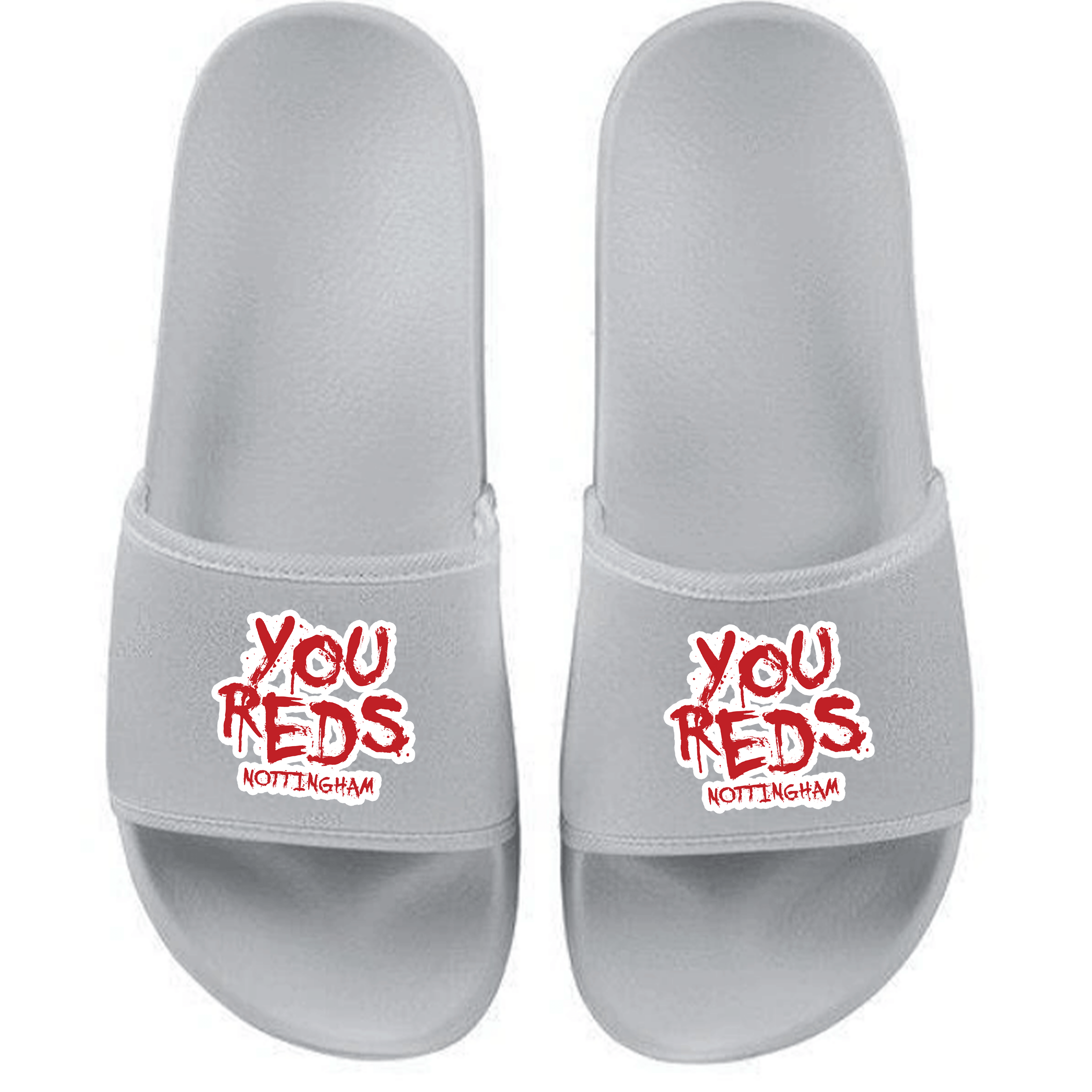 Men's Sliders - You Reds 3 by Nottingham Reds
