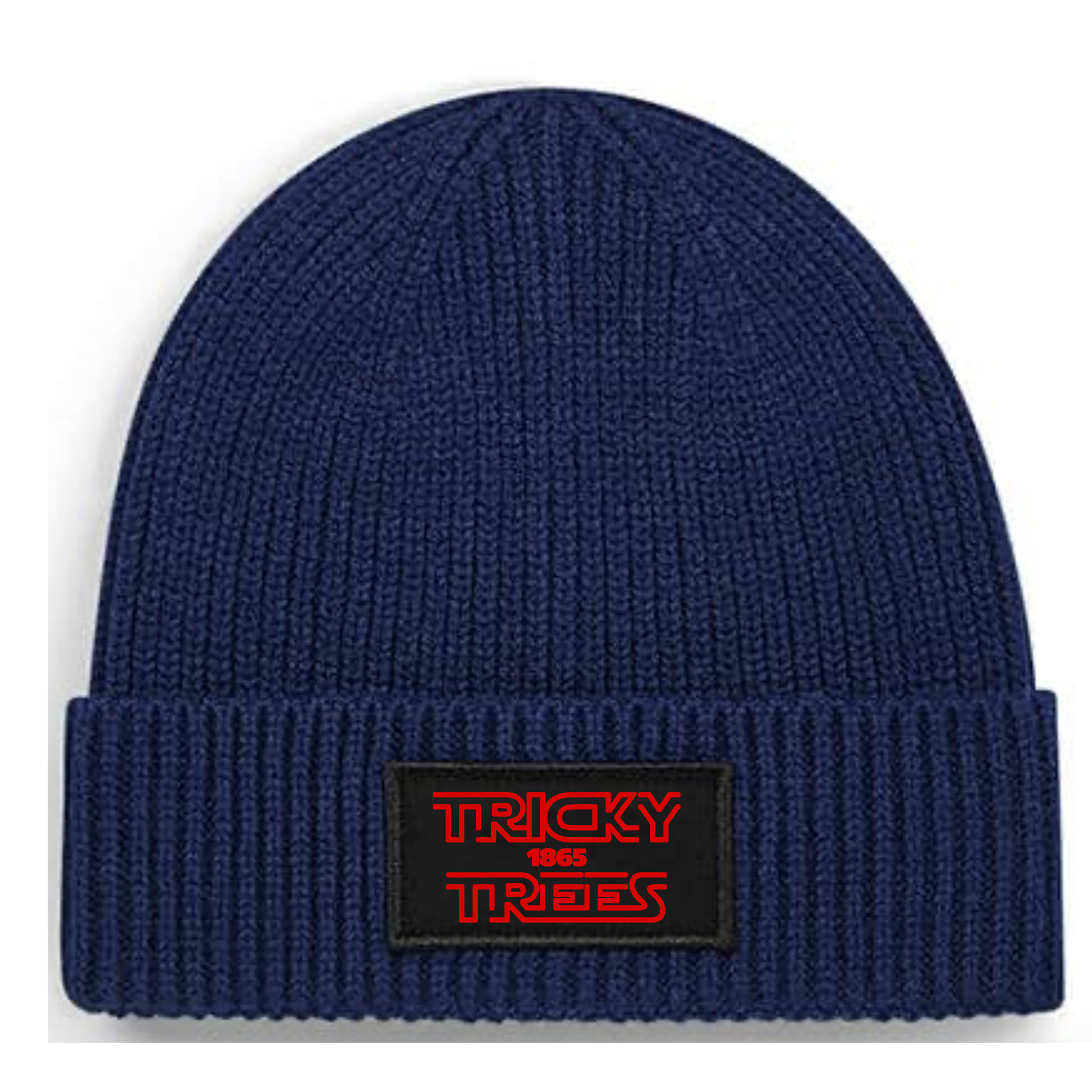 Ribbed Beanie - Tricky Trees 1865 (Printed design) by Nottingham Reds