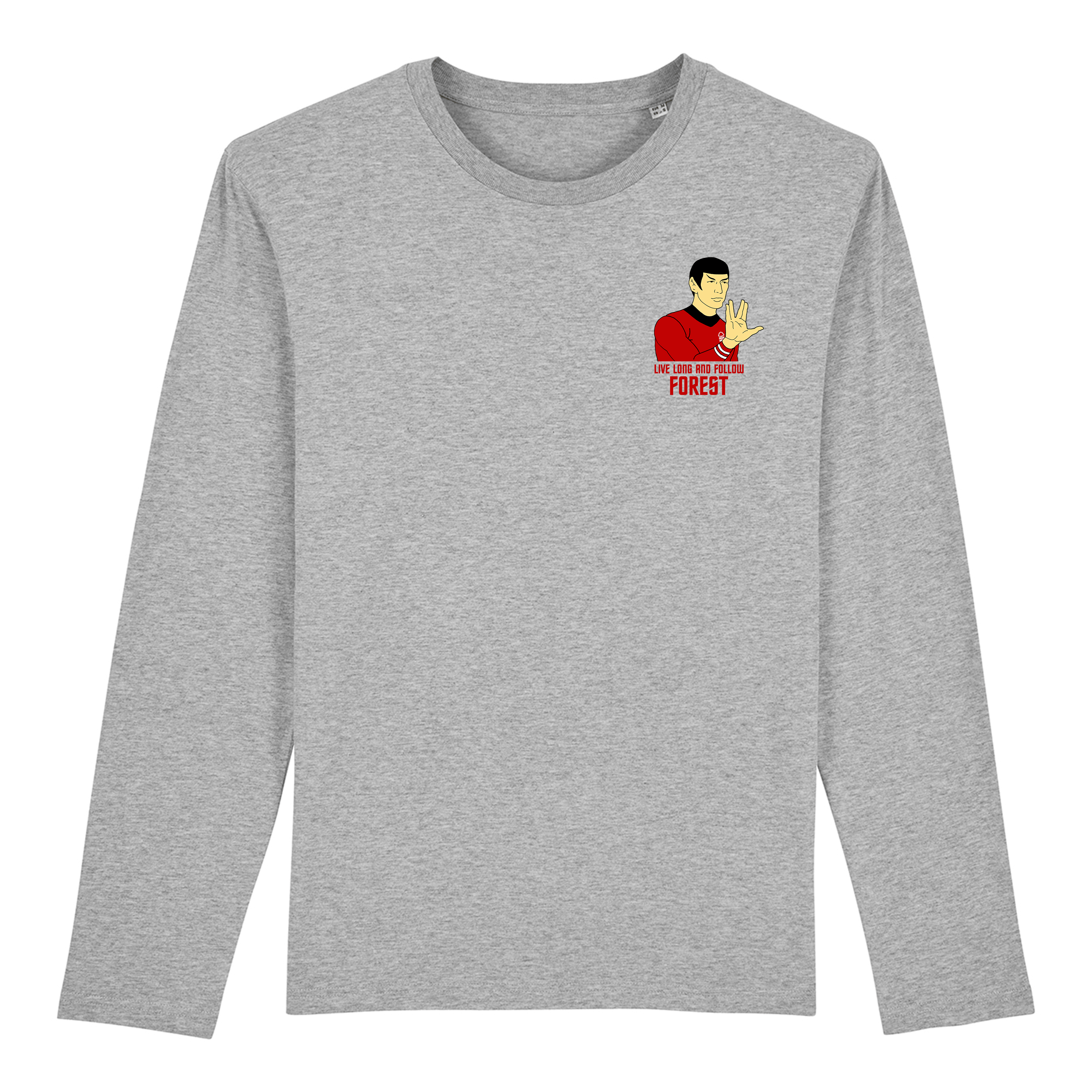 Unisex Long Sleeve T-Shirt - Live Long by Nottingham Reds