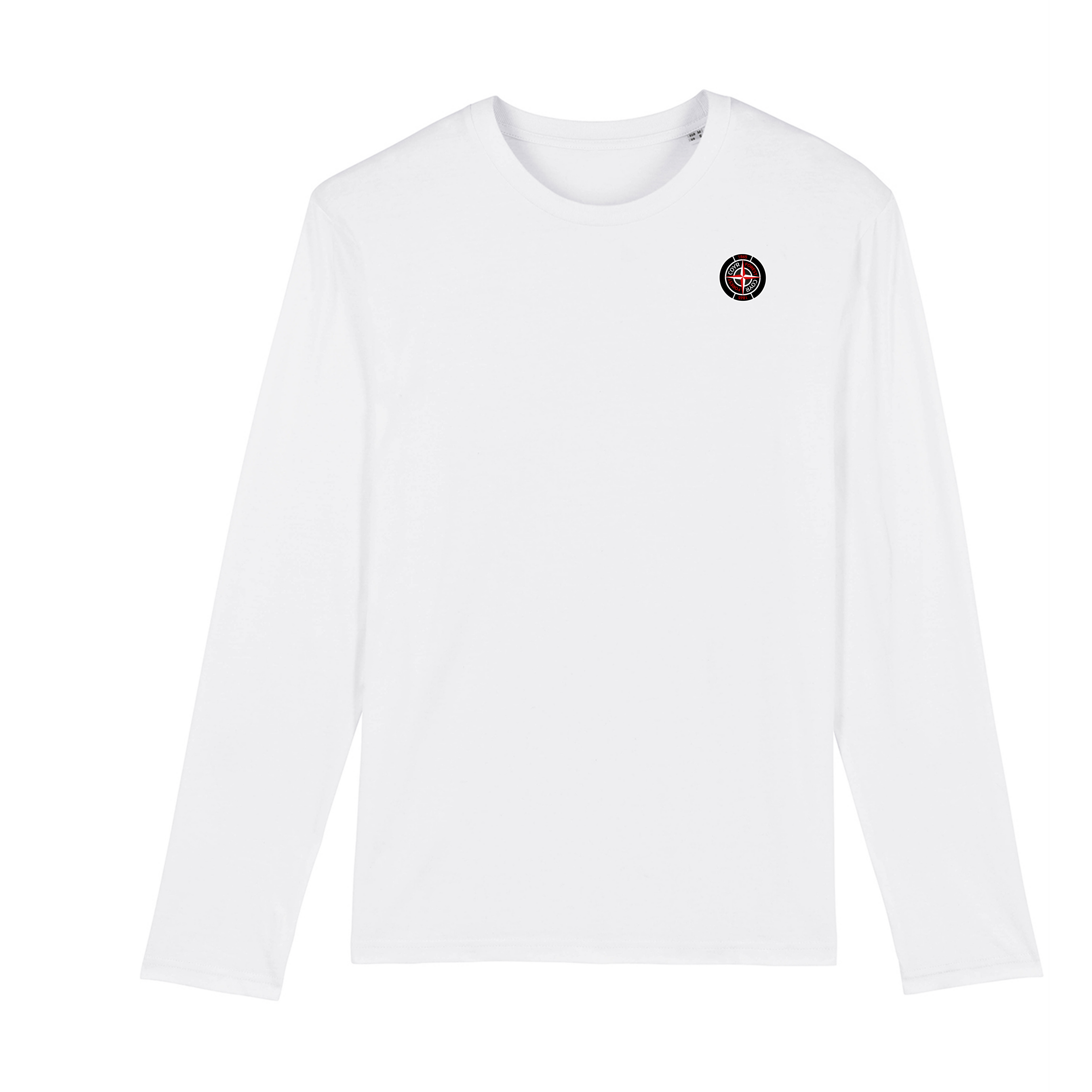 Unisex Long Sleeve T-Shirt - Stone by Nottingham Reds
