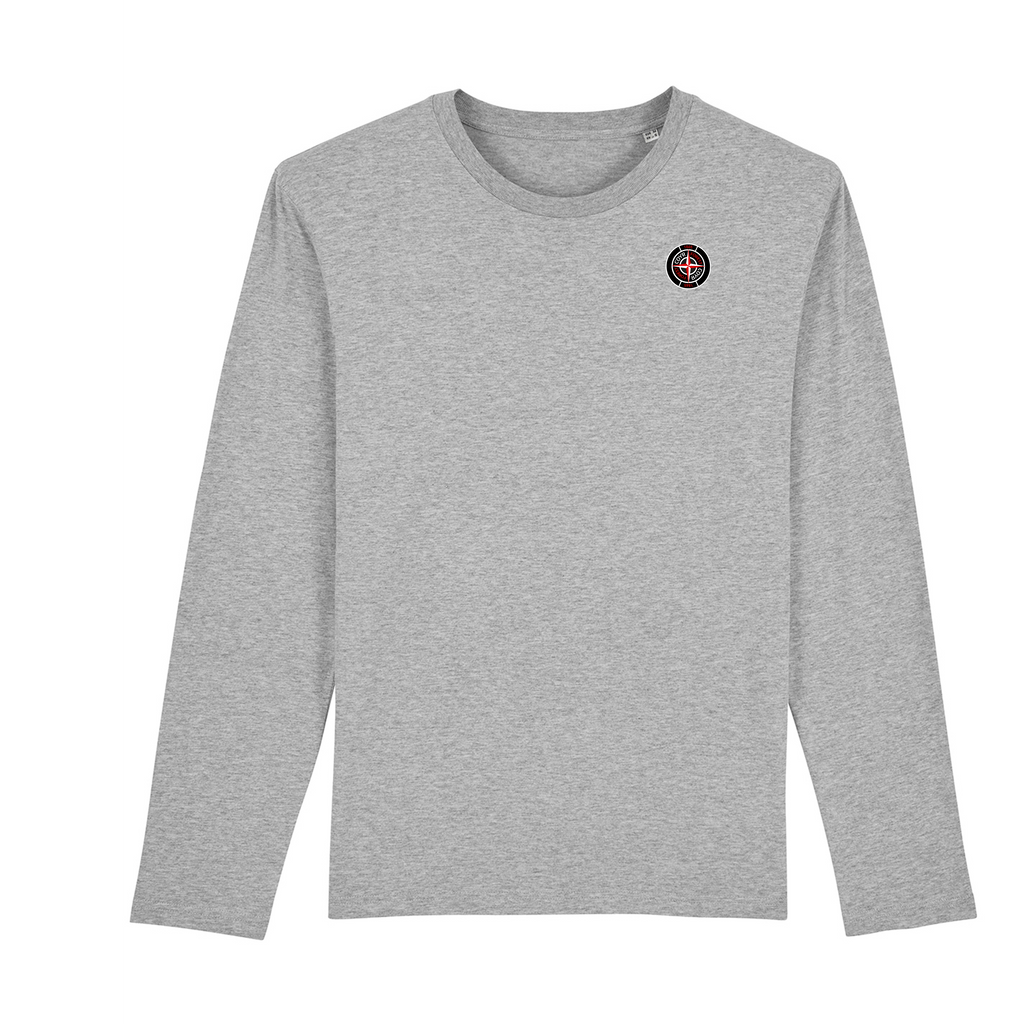 Unisex Long Sleeve T-Shirt - Stone by Nottingham Reds