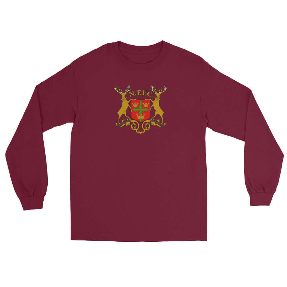 Unisex Long Sleeve T-Shirt - Old Skool by Nottingham Reds