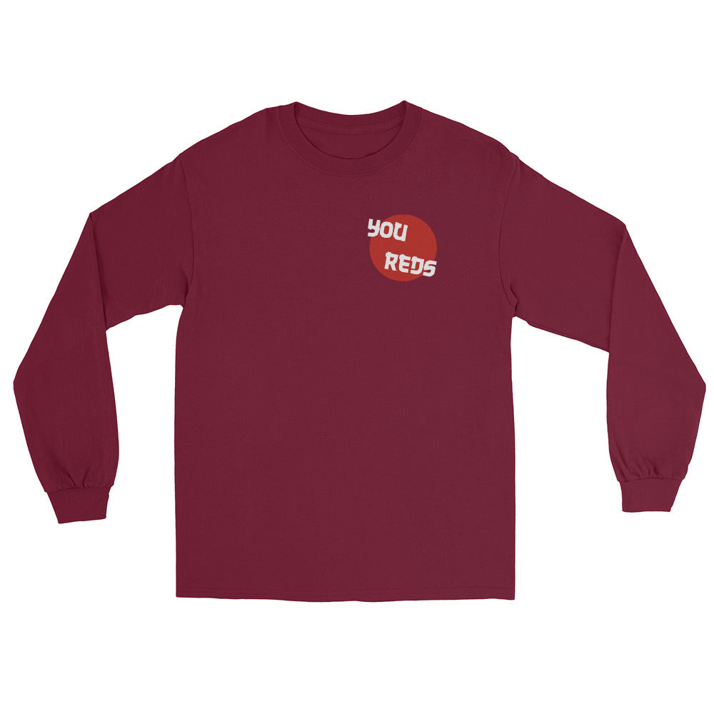 Unisex Long Sleeve T Shirt Wave by Nottingham Reds