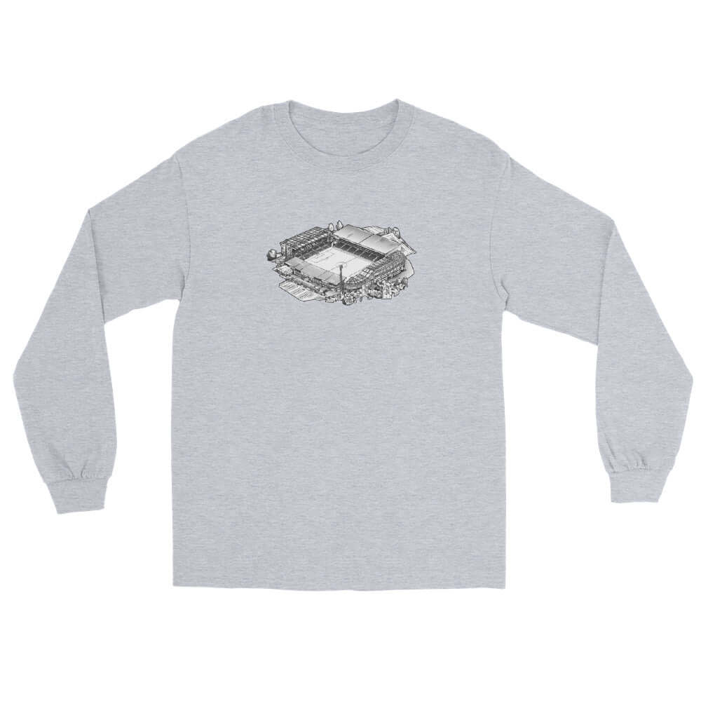 Unisex Long Sleeve T-Shirt - City Ground by Nottingham Reds