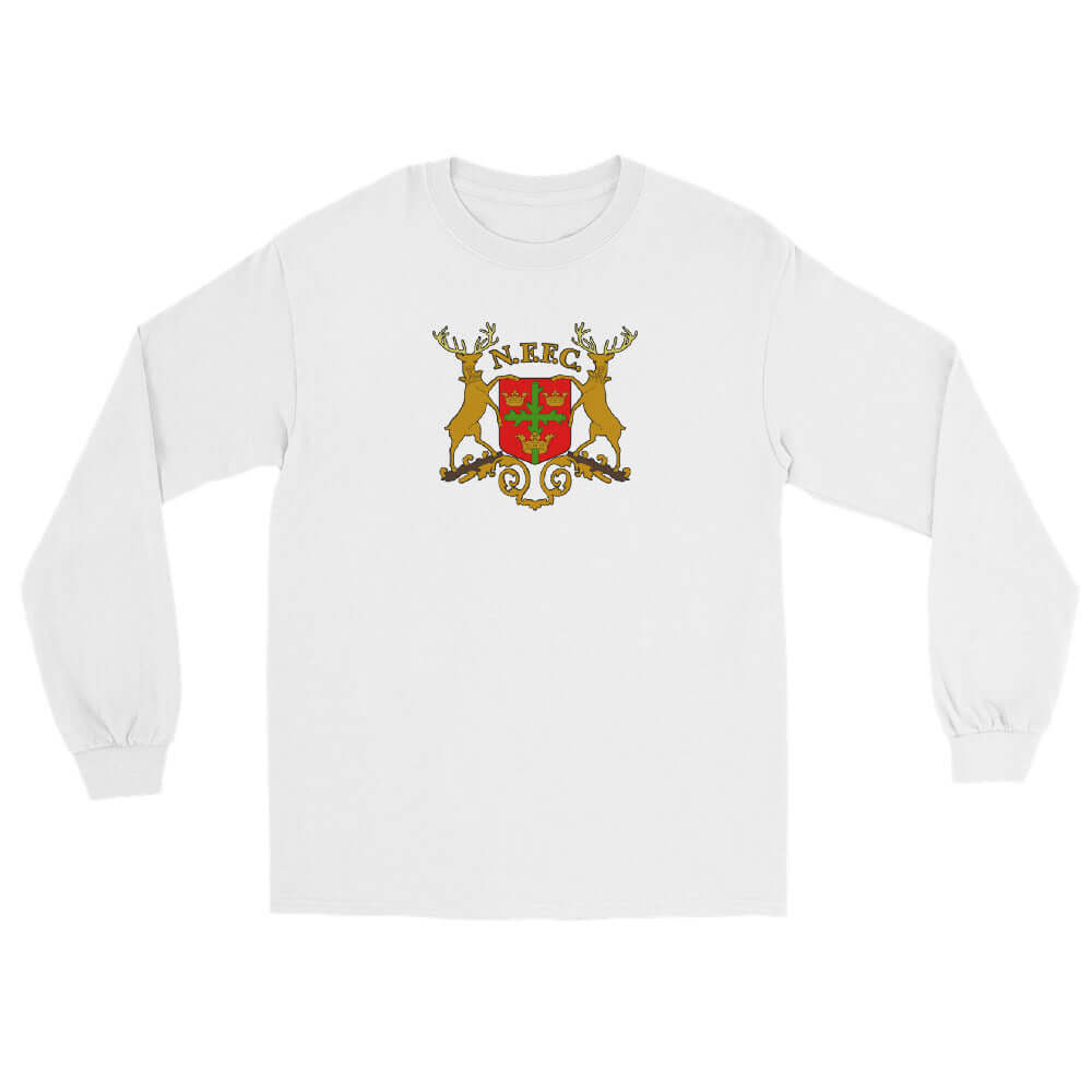 Unisex Long Sleeve T-Shirt - Old Skool by Nottingham Reds