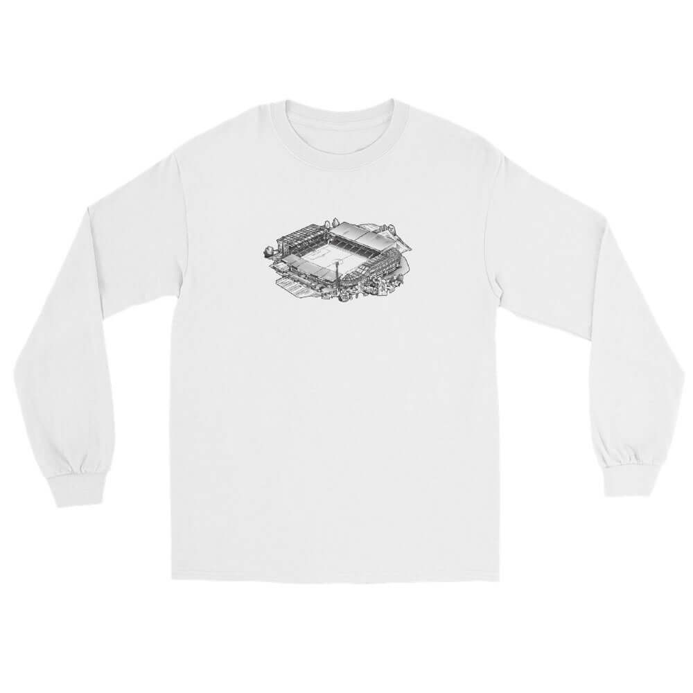Unisex Long Sleeve T-Shirt - City Ground by Nottingham Reds