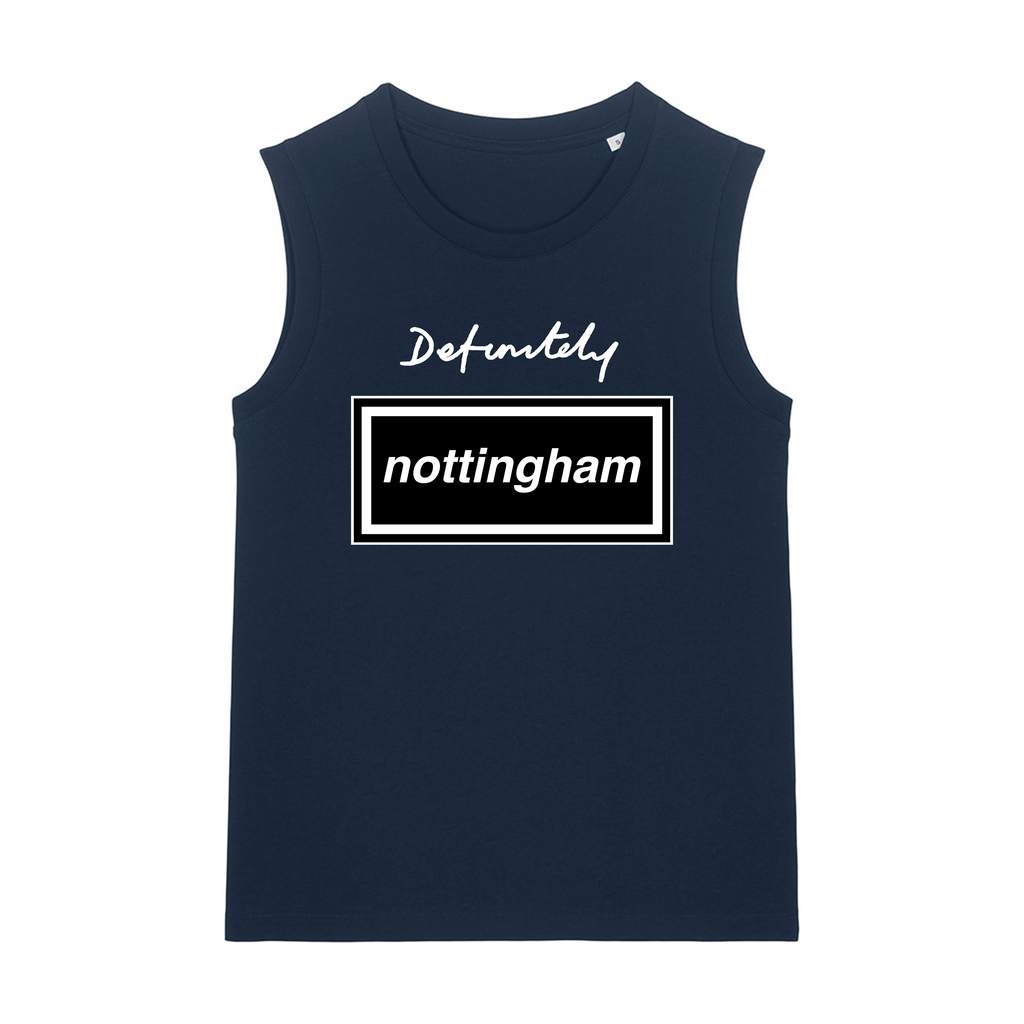 Women's High Cut Vest - Definitely Nottingham Reds