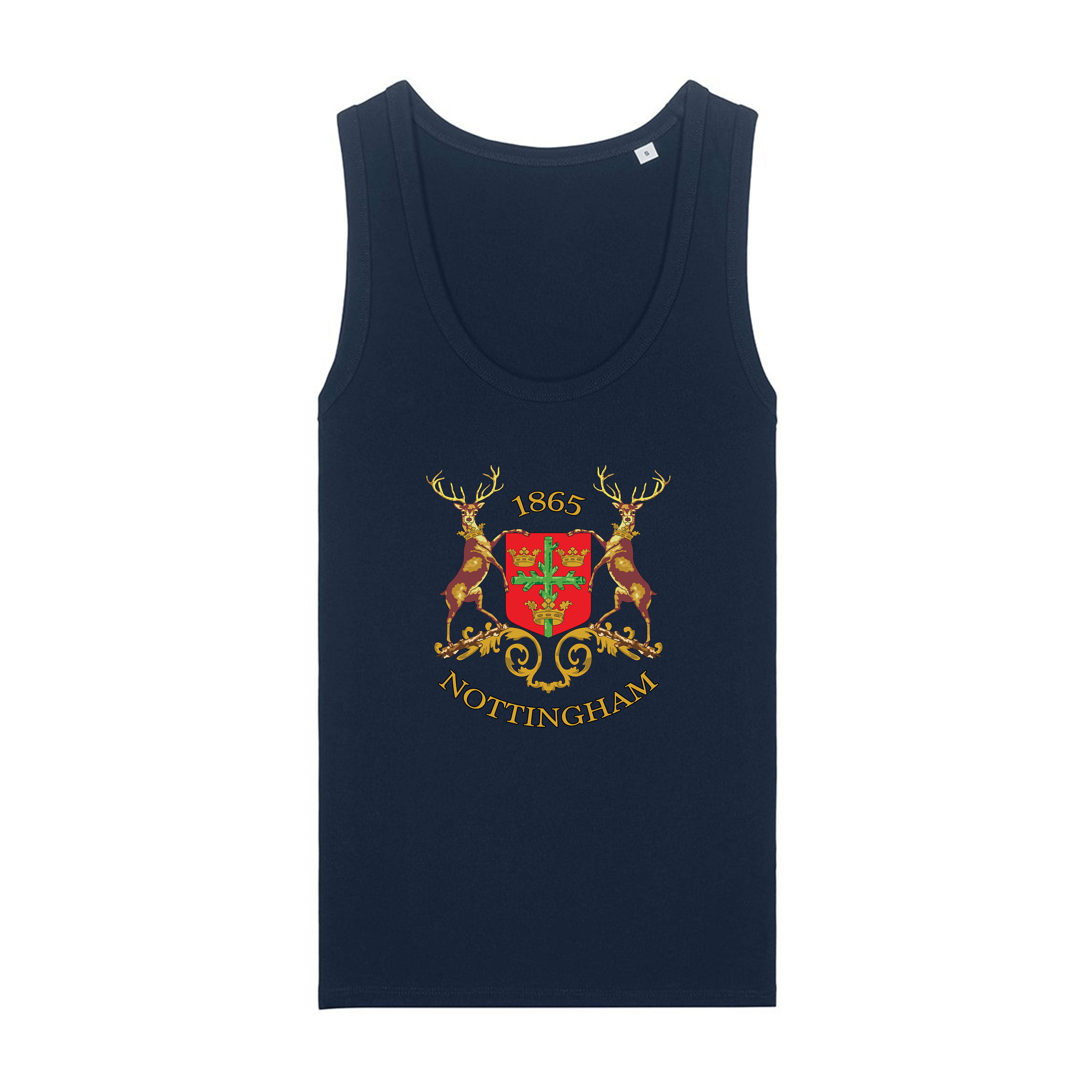 Women's Low Cut Vest - Old Skool by Nottingham Reds