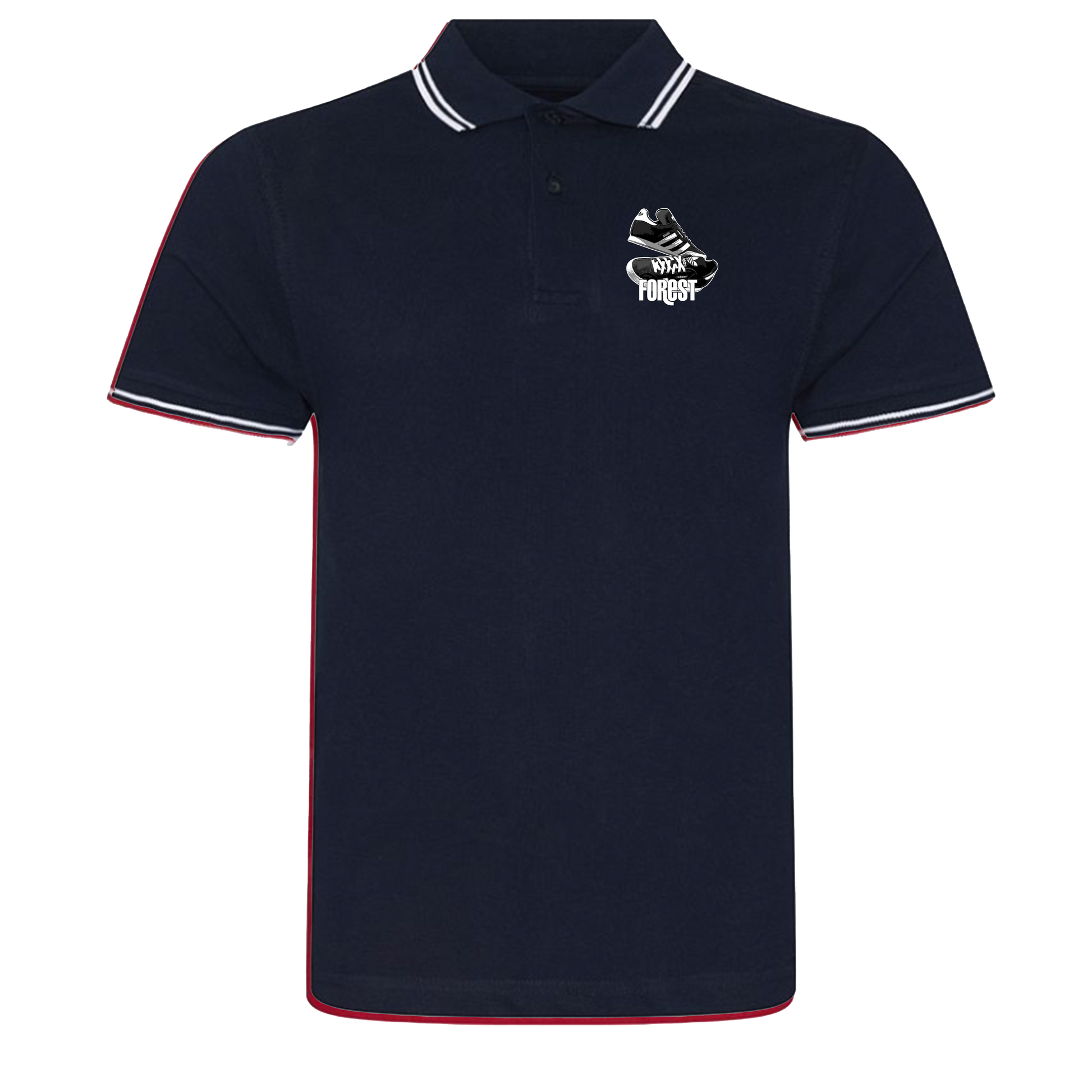 Unisex Tipped Polo Shirt - Samba by Nottingham Reds