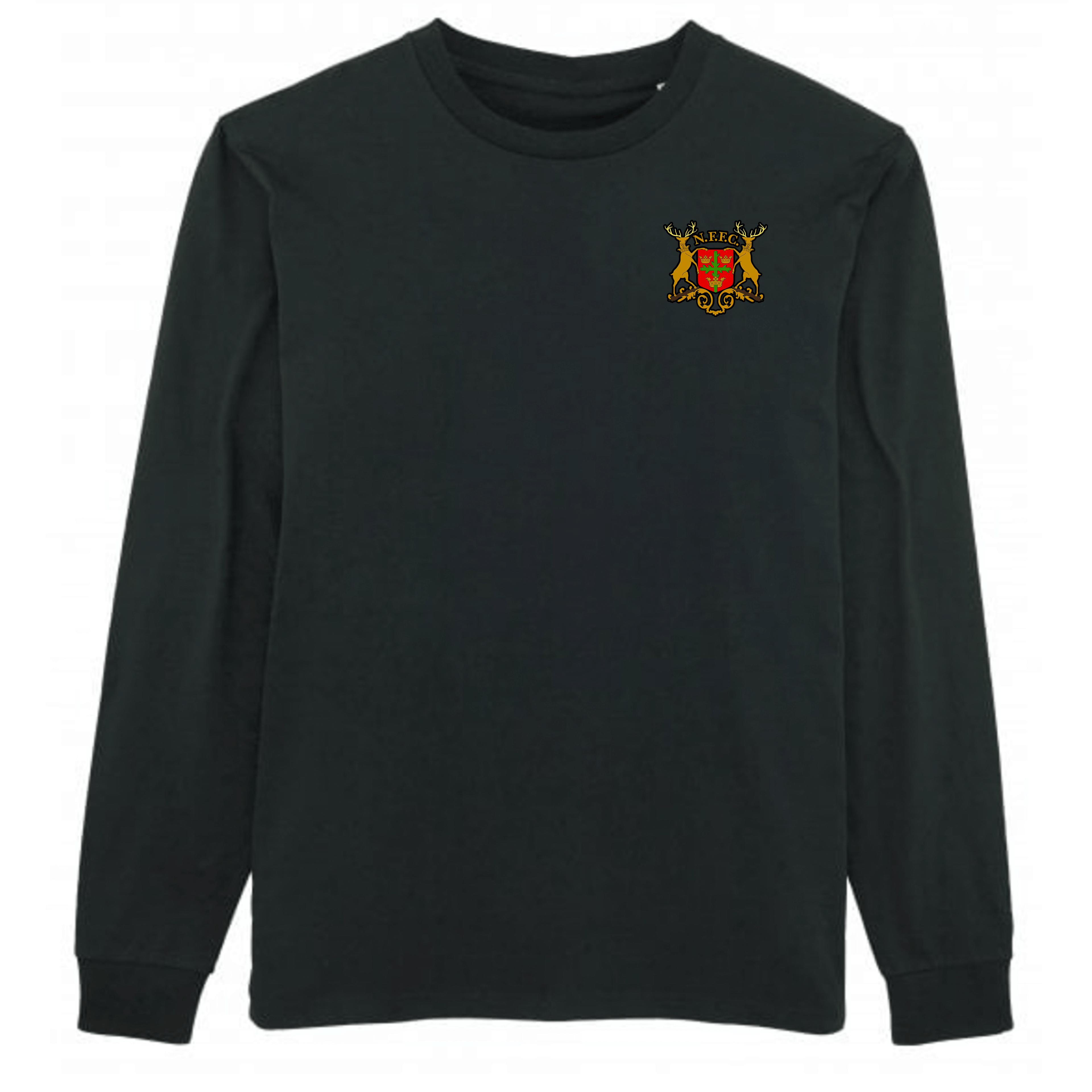 Unisex Long Sleeve T-Shirt - Old Skool (small logo) by Nottingham Reds