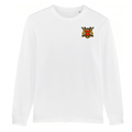 Unisex Long Sleeve T-Shirt - Old Skool (small logo) by Nottingham Reds