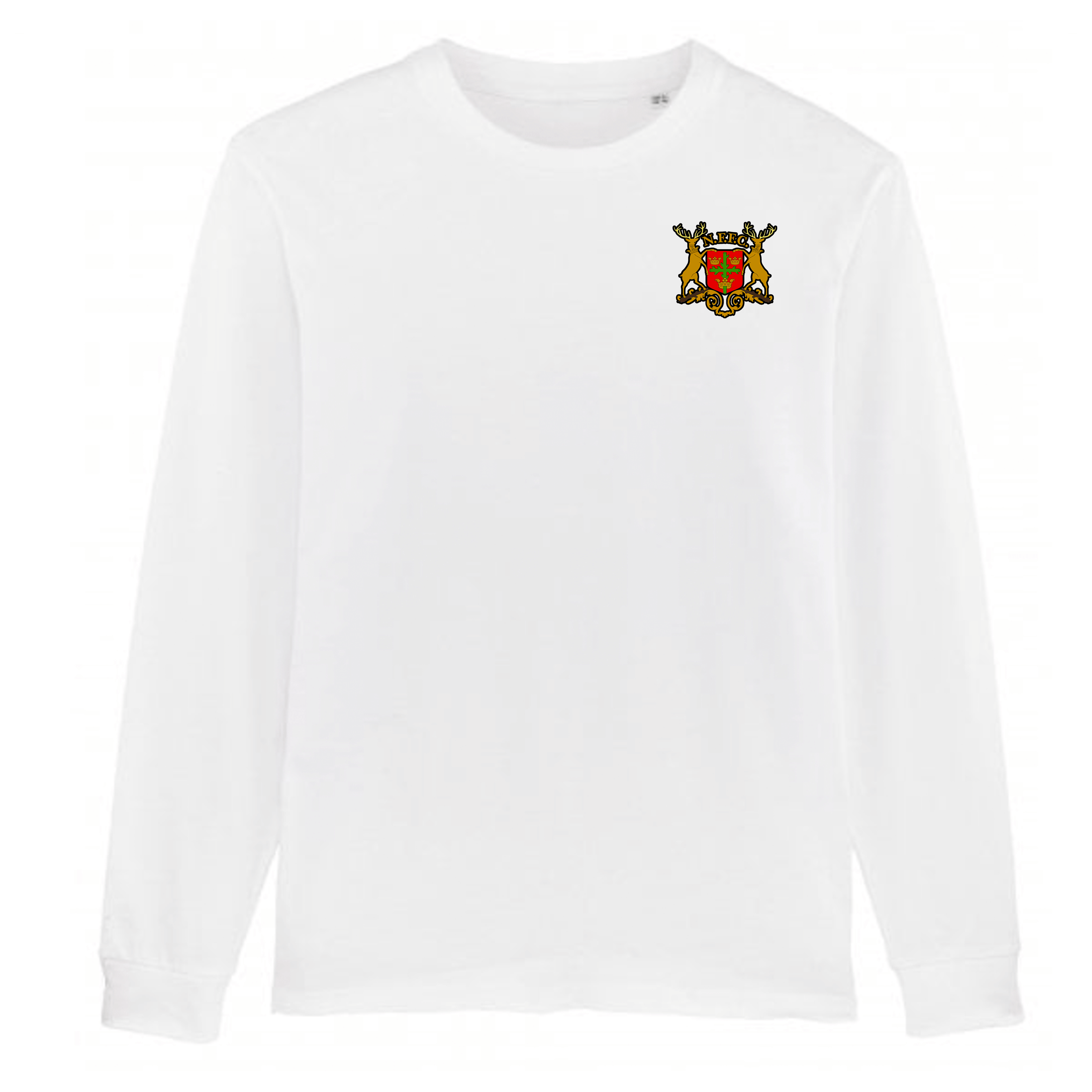 Unisex Long Sleeve T-Shirt - Old Skool (small logo) by Nottingham Reds