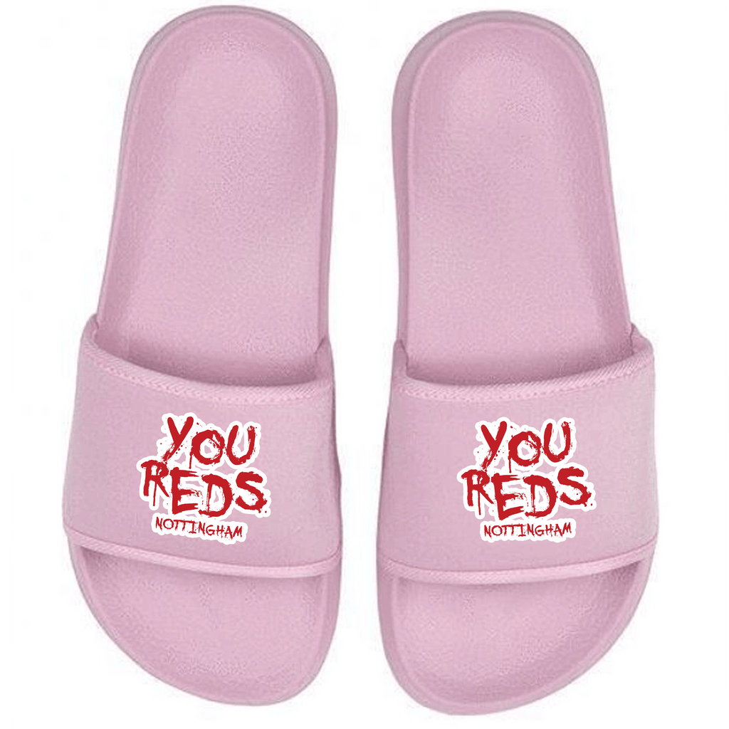 Men's Sliders - You Reds 3 by Nottingham Reds
