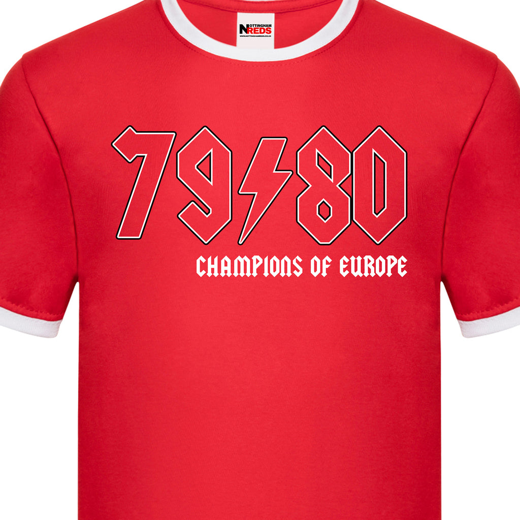 Unisex Short Sleeve T-Shirt - 79/80 by Nottingham Reds