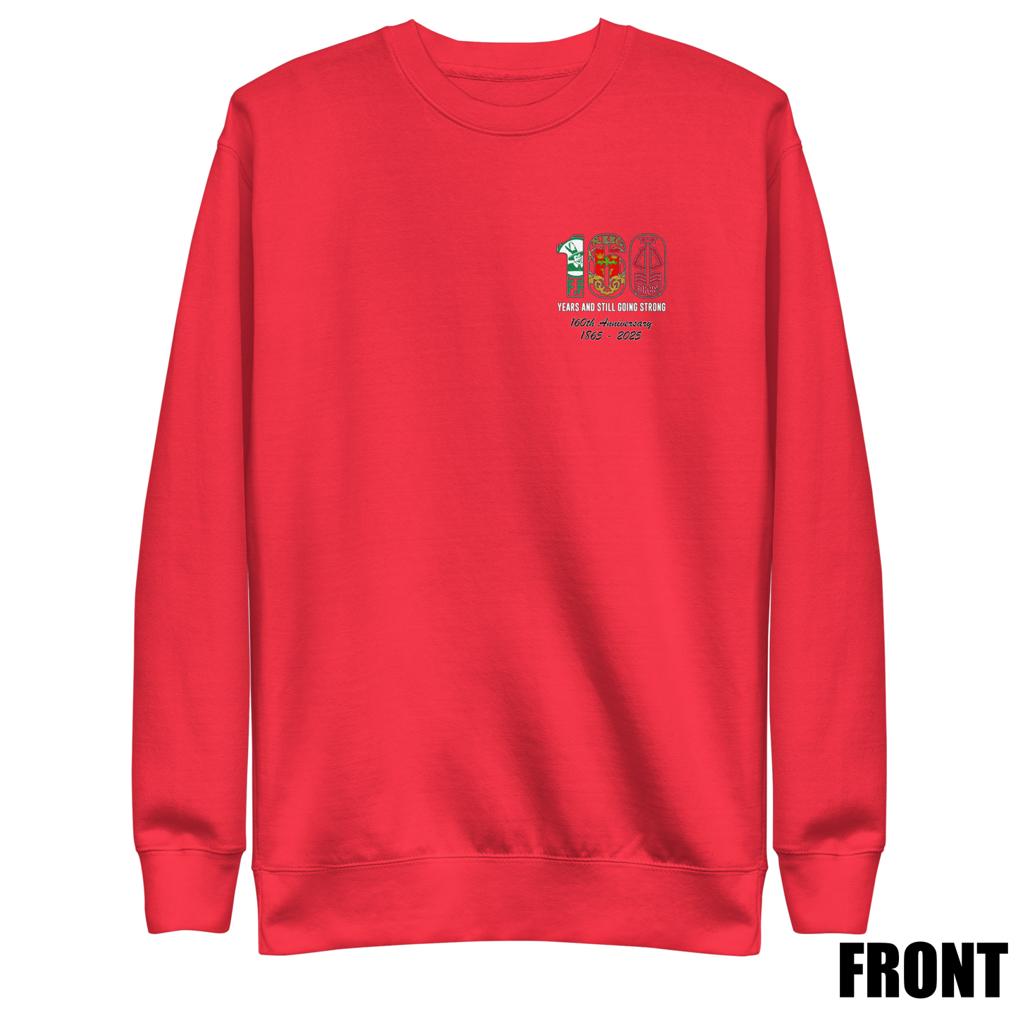 Unisex Sweatshirt - 160 with back print by Nottingham Reds