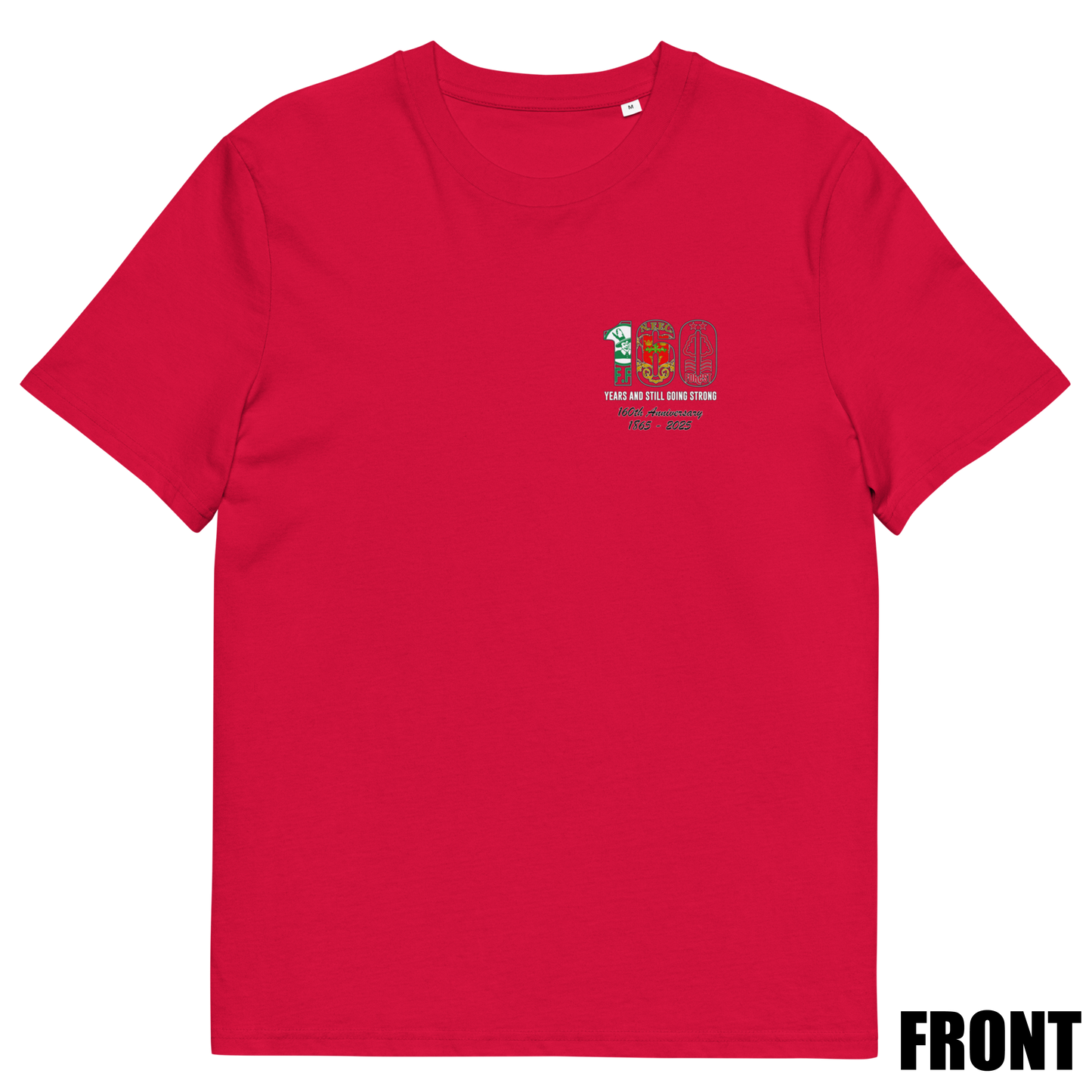 Unisex Short Sleeve T-Shirt - 160 with back print by Nottingham Reds