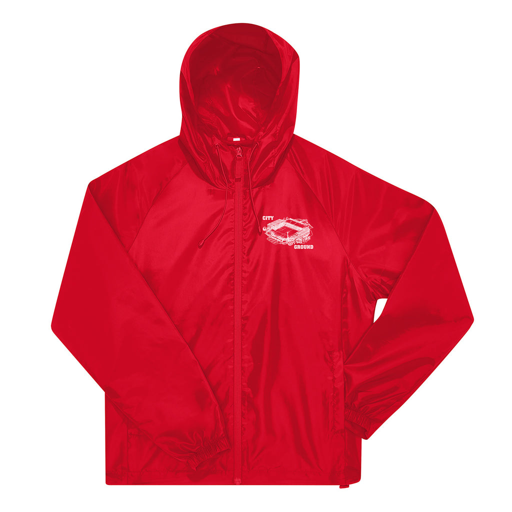 Unisex Windbreaker Jacket - CG Stamp by Nottingham Reds
