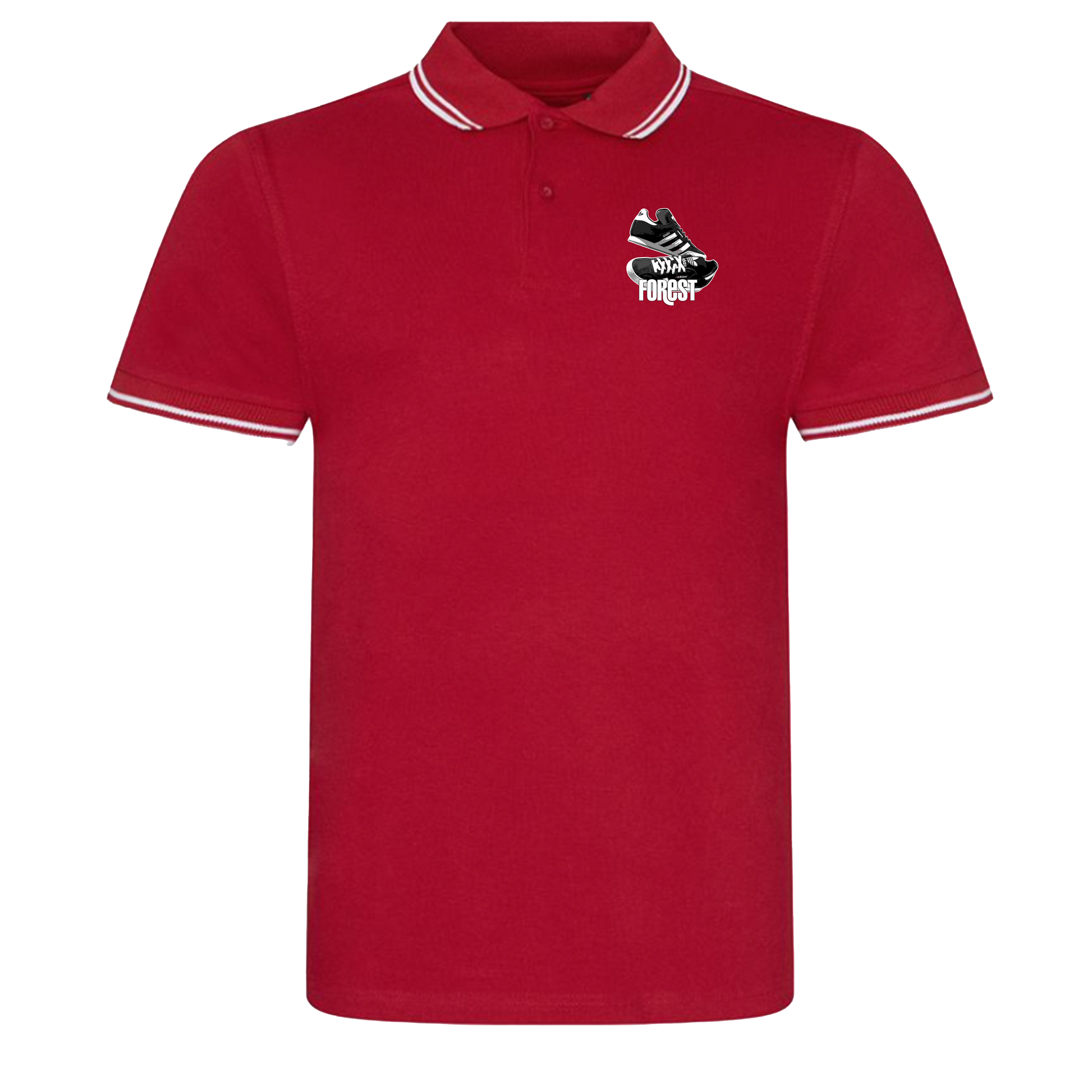 Unisex Tipped Polo Shirt - Samba by Nottingham Reds