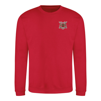 Unisex Sweatshirt - Old Skool (Embroidered Design) by Nottingham Reds