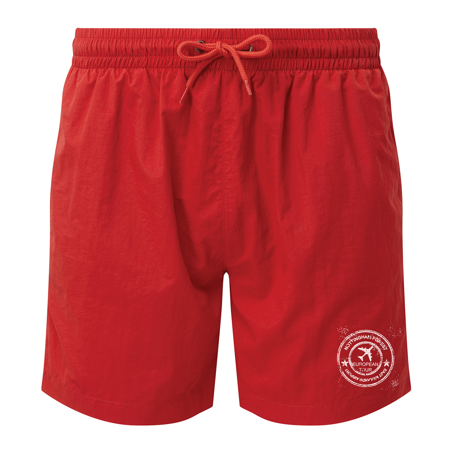 Men's Swim Shorts - Euro Stamp by Nottingham Reds