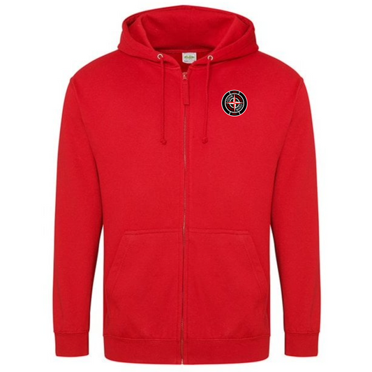 Unisex Zip Hoodie - Stone by Nottingham Reds