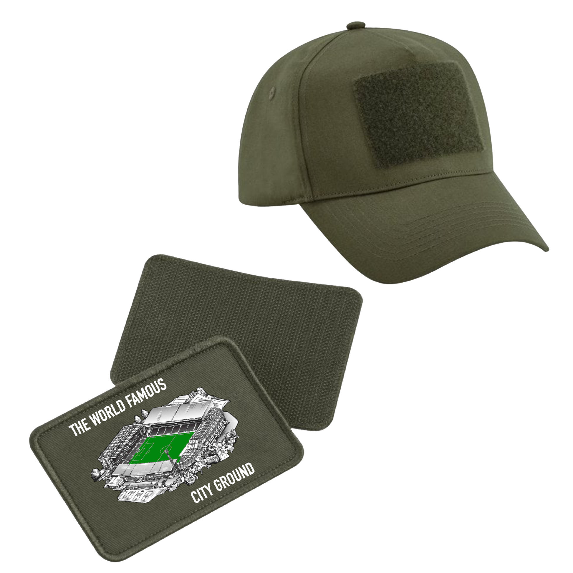 Removable Patch 5-Panel Cap - City Ground by Nottingham Reds