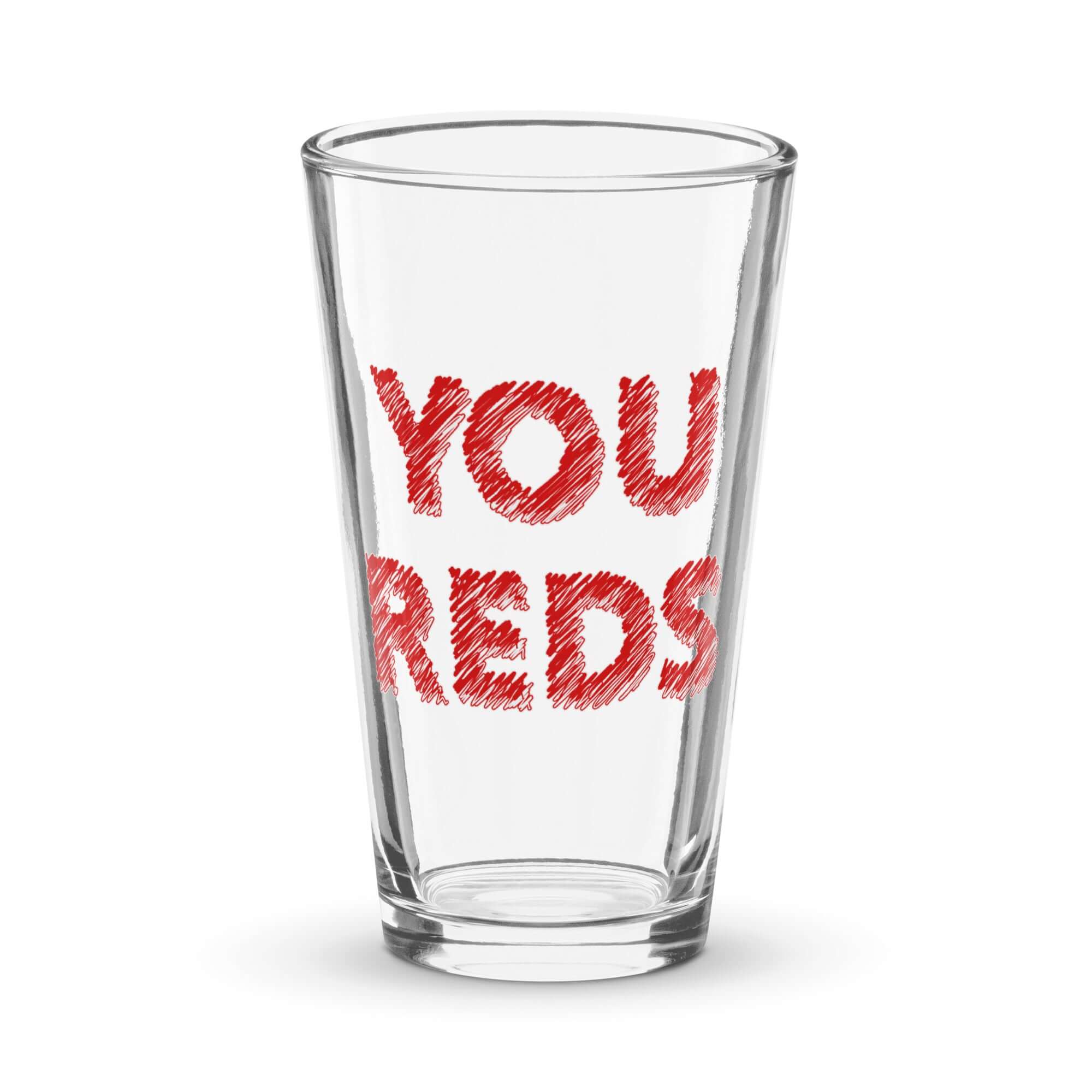 Pint Glass - You Reds 2 by Nottingham Reds