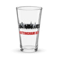 Pint Glass - Born and Bred by Nottingham Reds