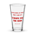 Pint Glass - Waka Waka Europe by Nottingham Reds