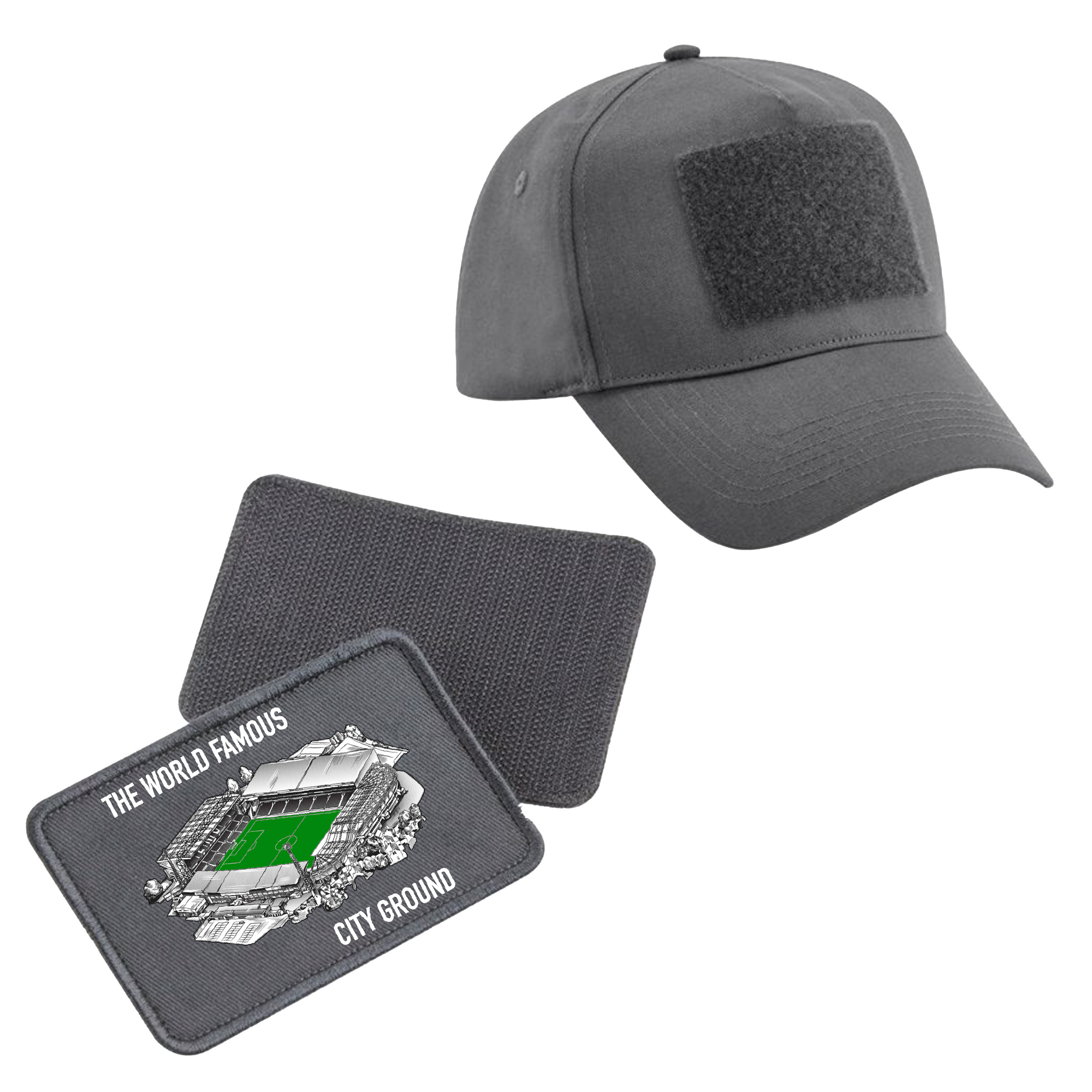 Removable Patch 5-Panel Cap - City Ground by Nottingham Reds